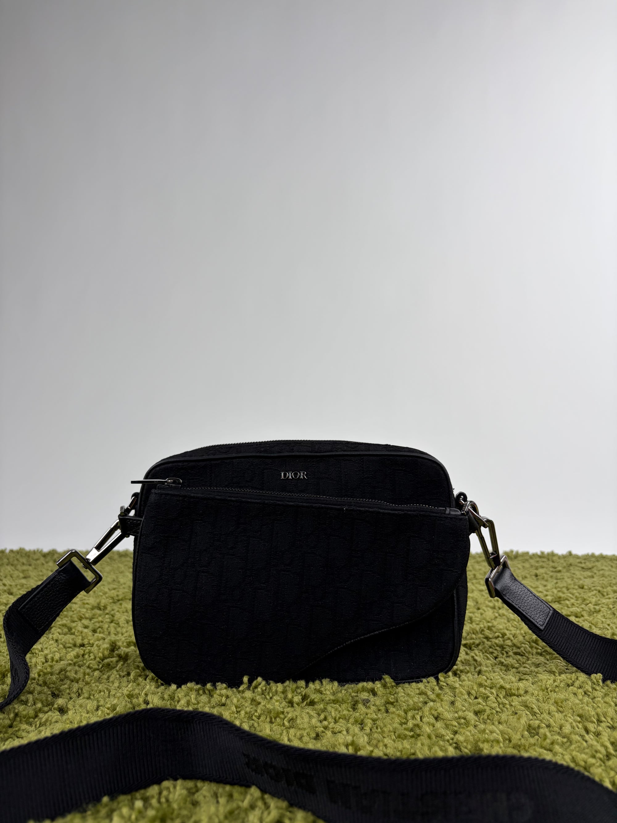 Borsello Dior monogram nero