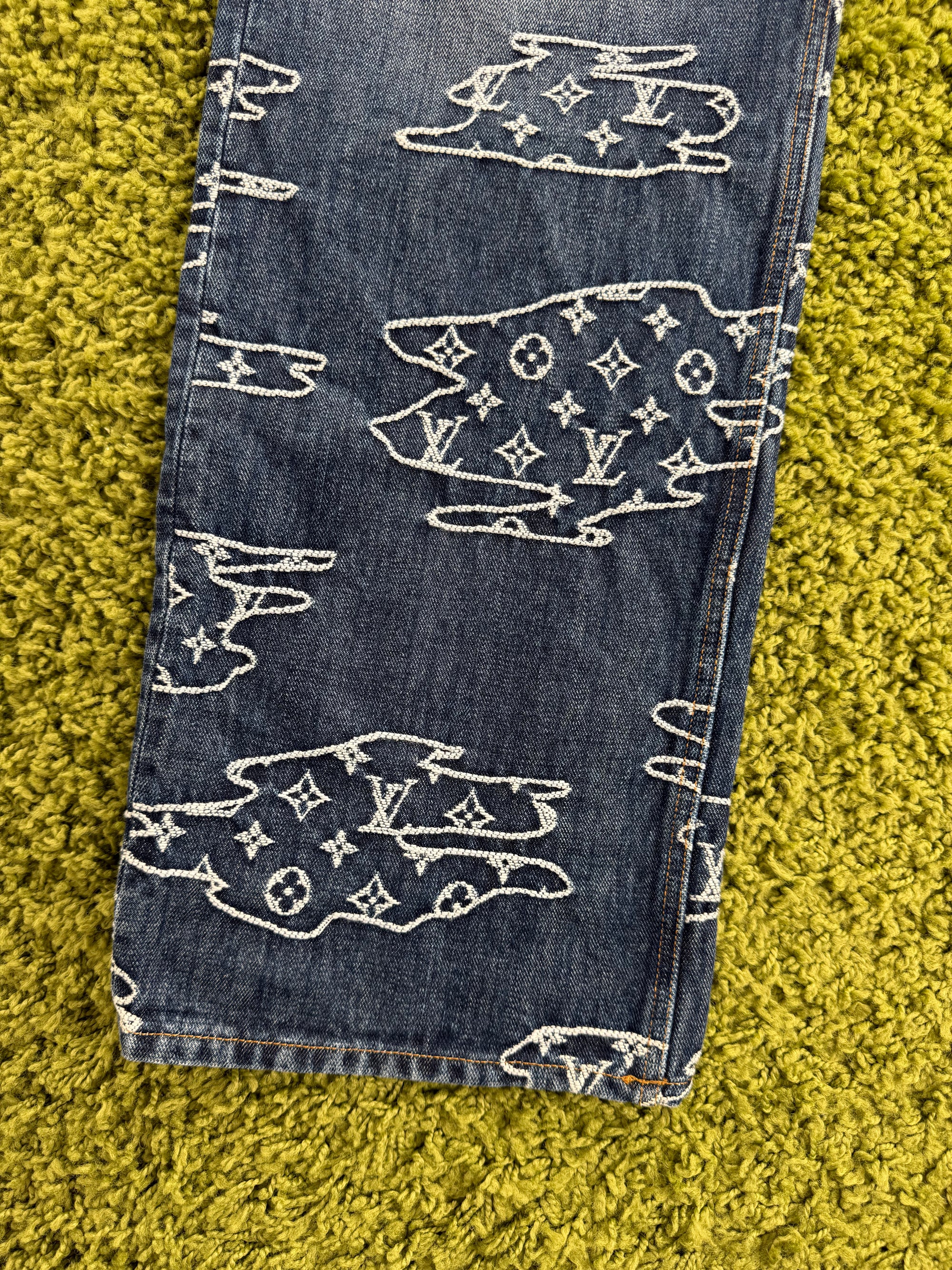 Monogram Cloud Skate Jeans Louis Vuitton 36