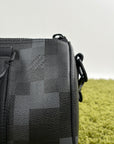 Borsa Louis Vuitton Keepall Bandoulière 25 Nera