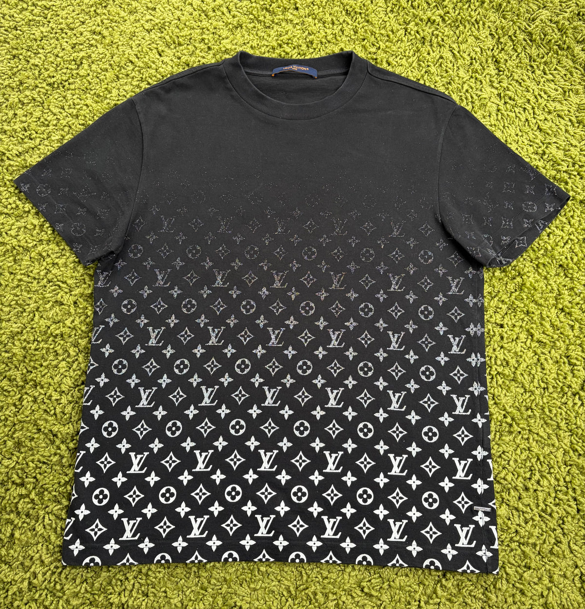T-Shirt Louis Vuitton Gradient Nera Multicolor S - Second Hand Di Fiore
