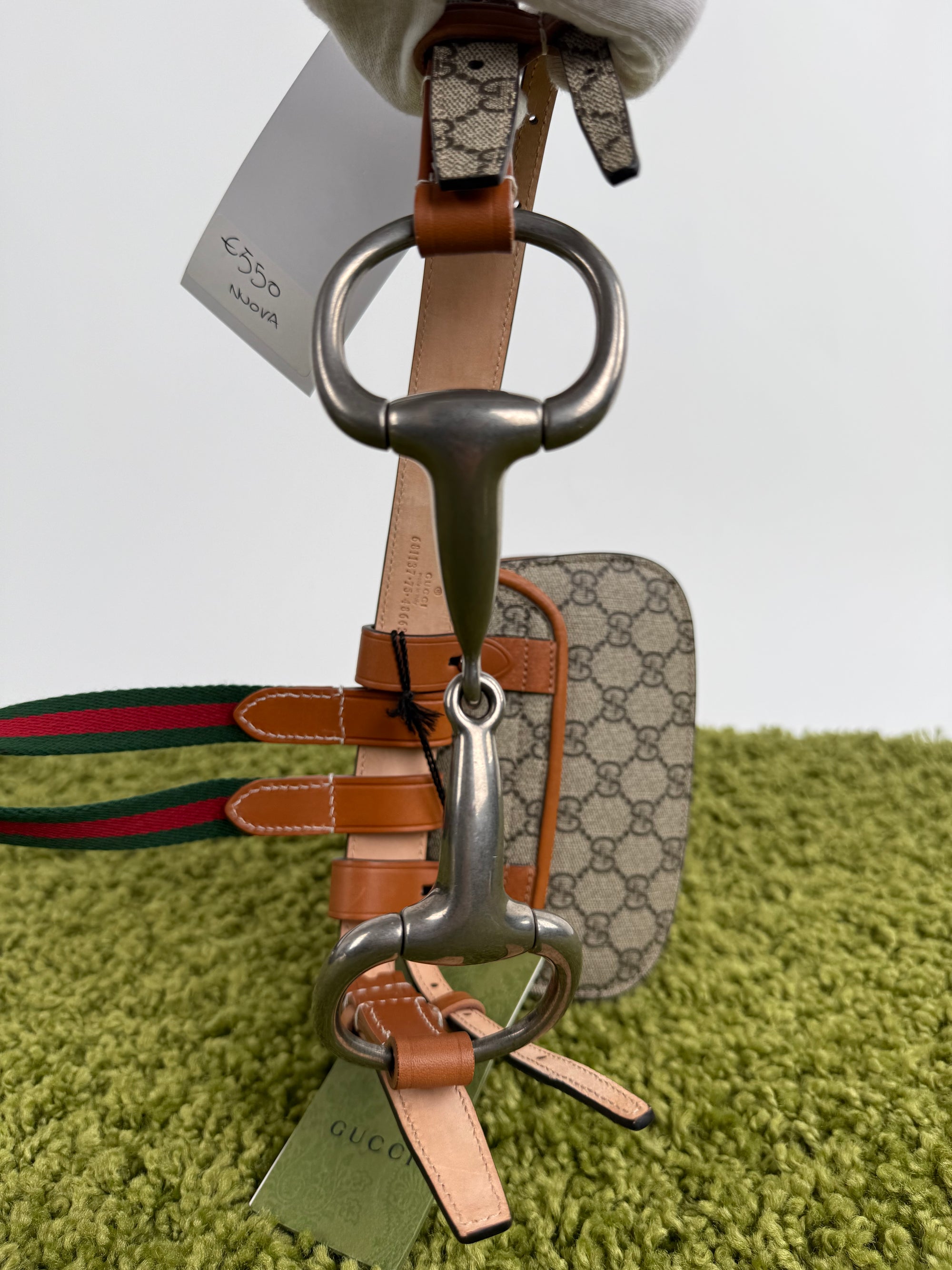 Marsupio gucci beige in tela