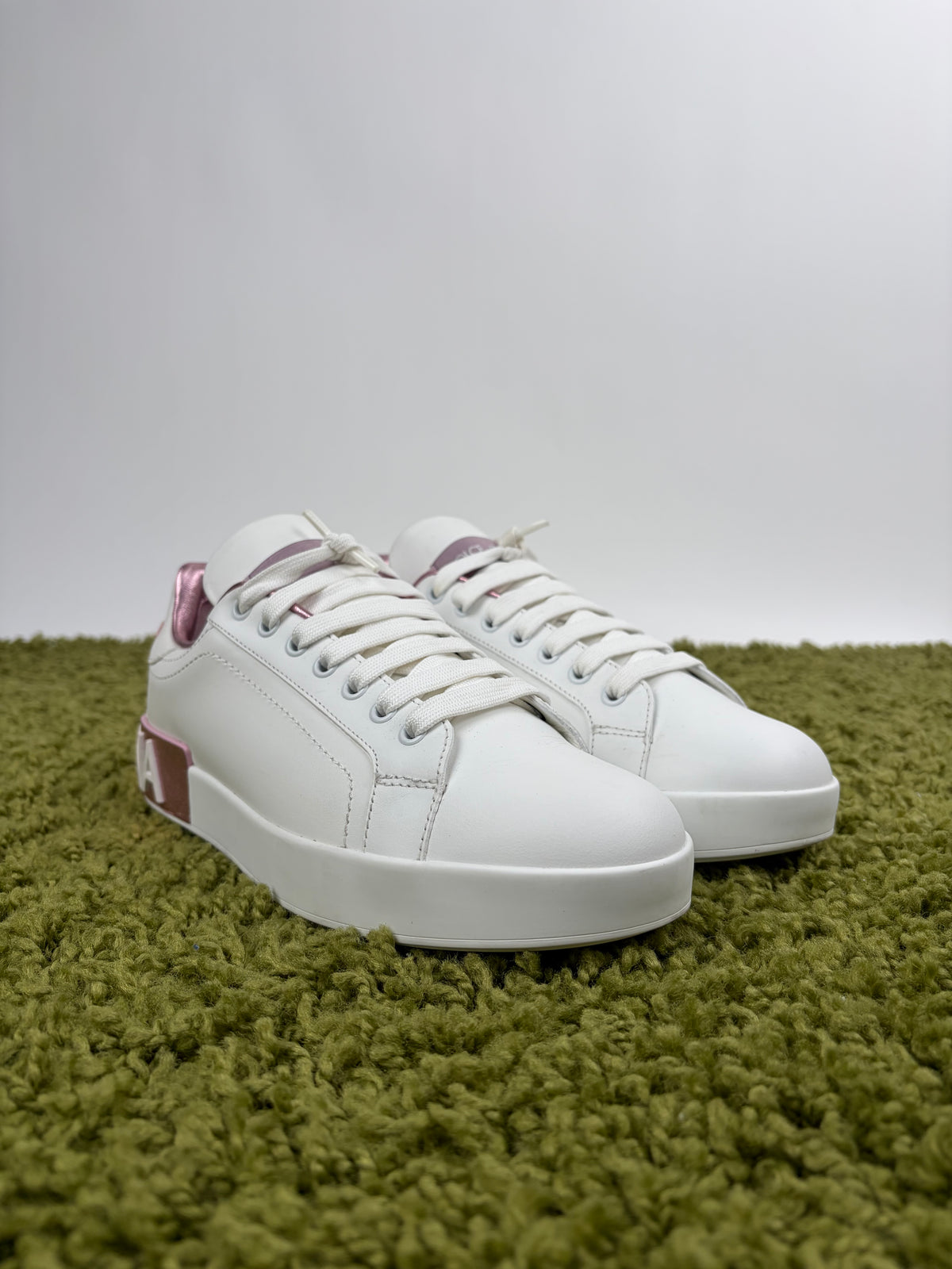 Dolce&Gabbana Portofino Bianca Rosa 39 - Second Hand Di Fiore