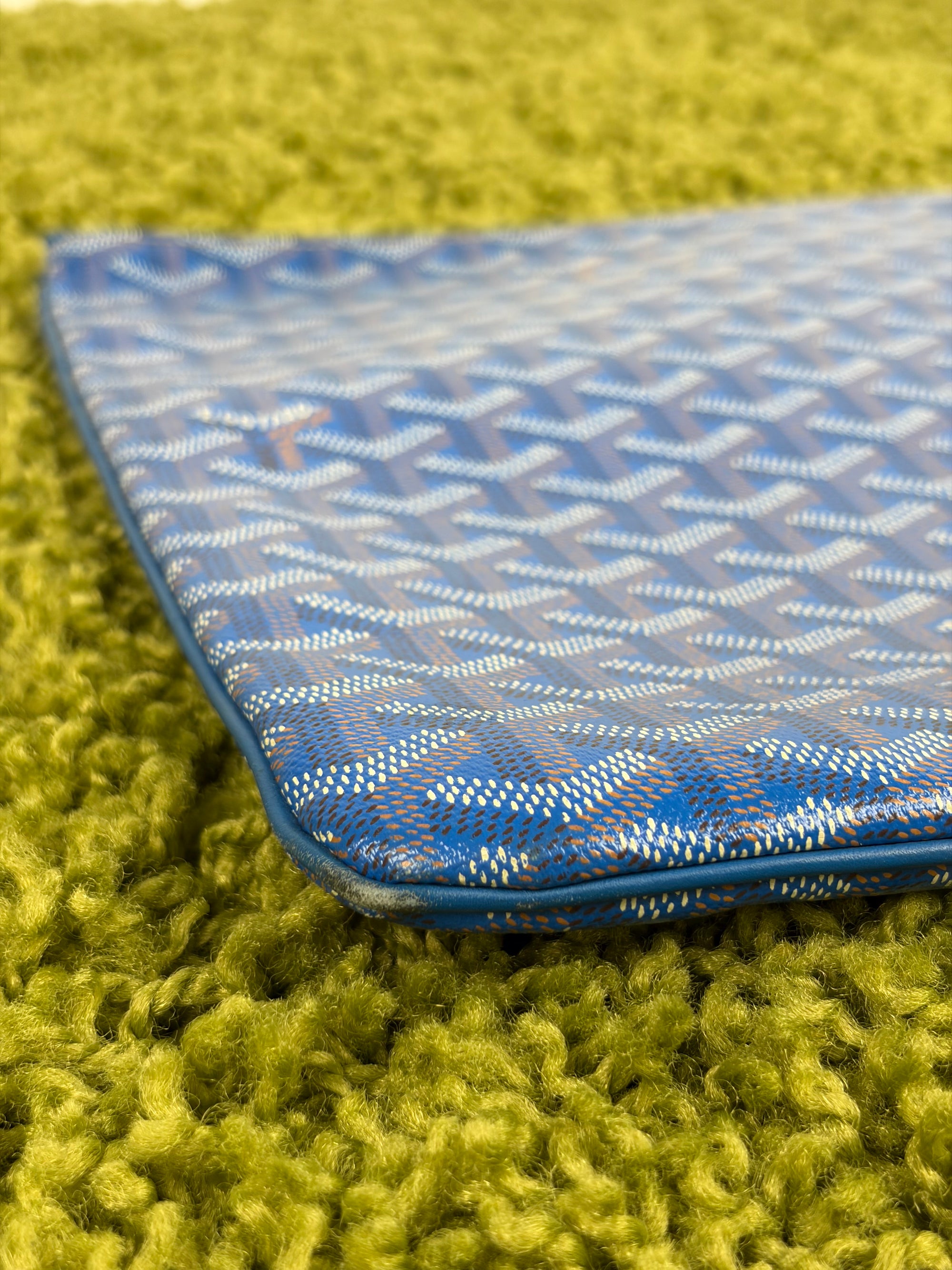 Pochette Goyard blu