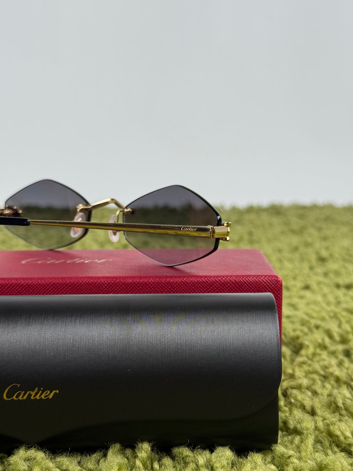 Occhiali da sole Cartier Panthère geometrici