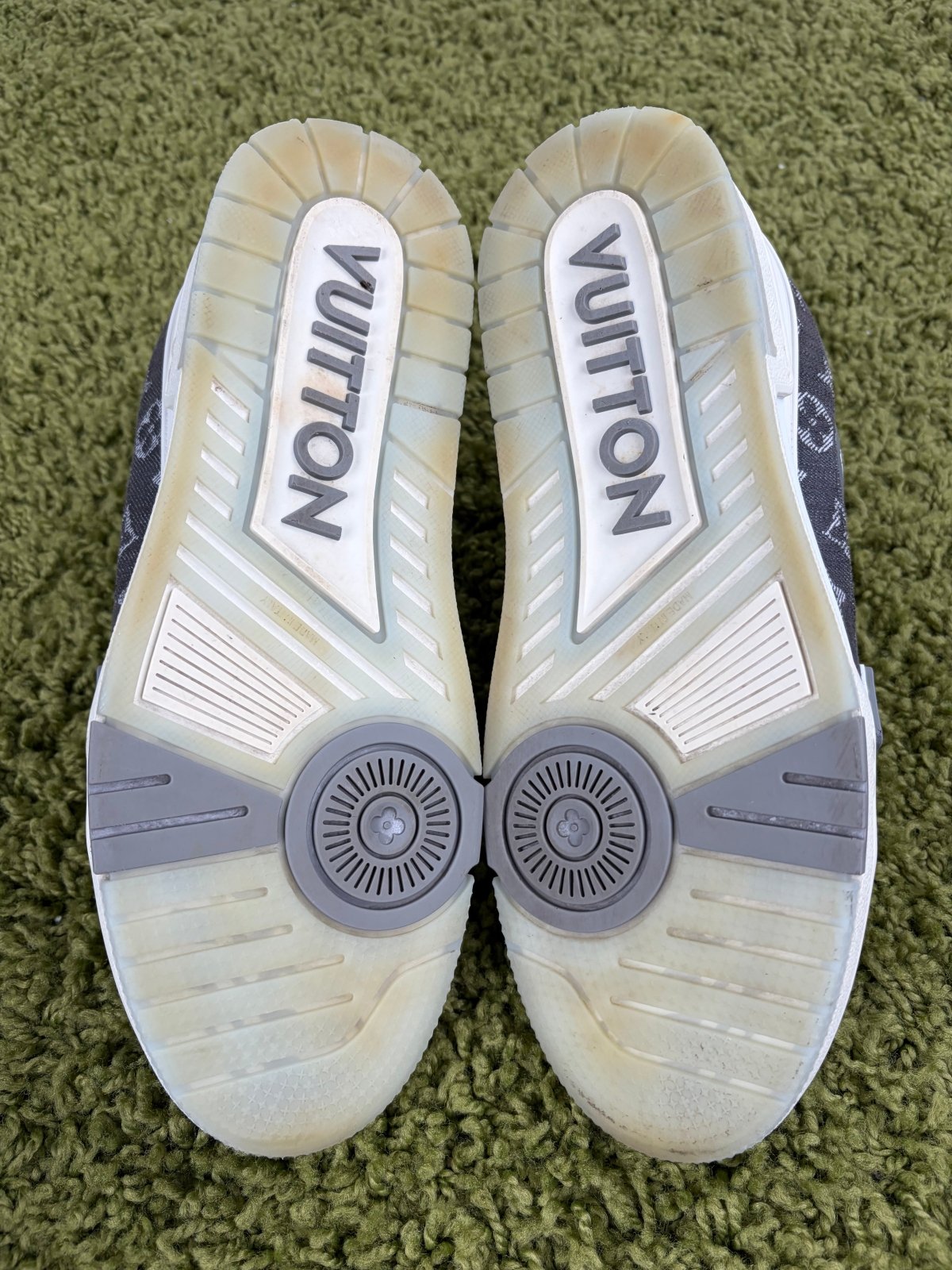 Louis Vuitton Trainer Denim Grigia 7 - Second Hand Di Fiore