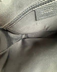Borsa a tracolla saddle in jacquard Christian Dior Nero