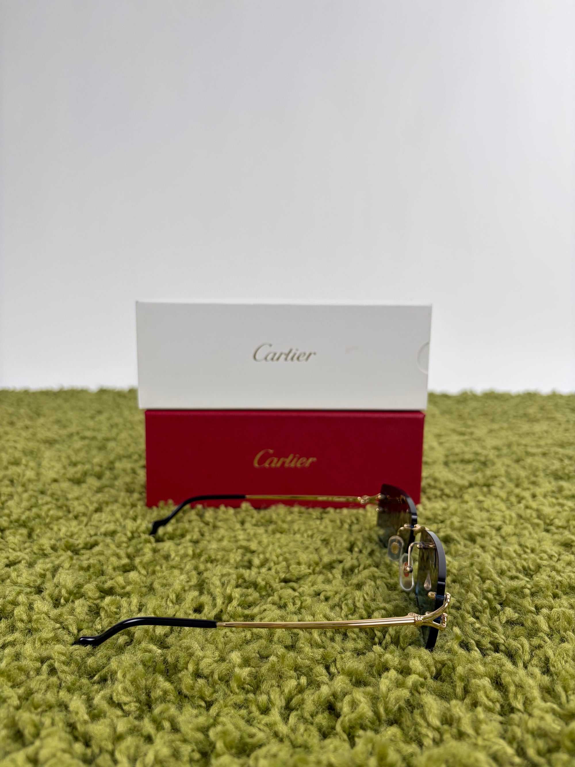 Occhiali Cartier CT0550S 002 L neri e oro