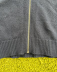 Cardigan a zip Prada Blu Navy 48