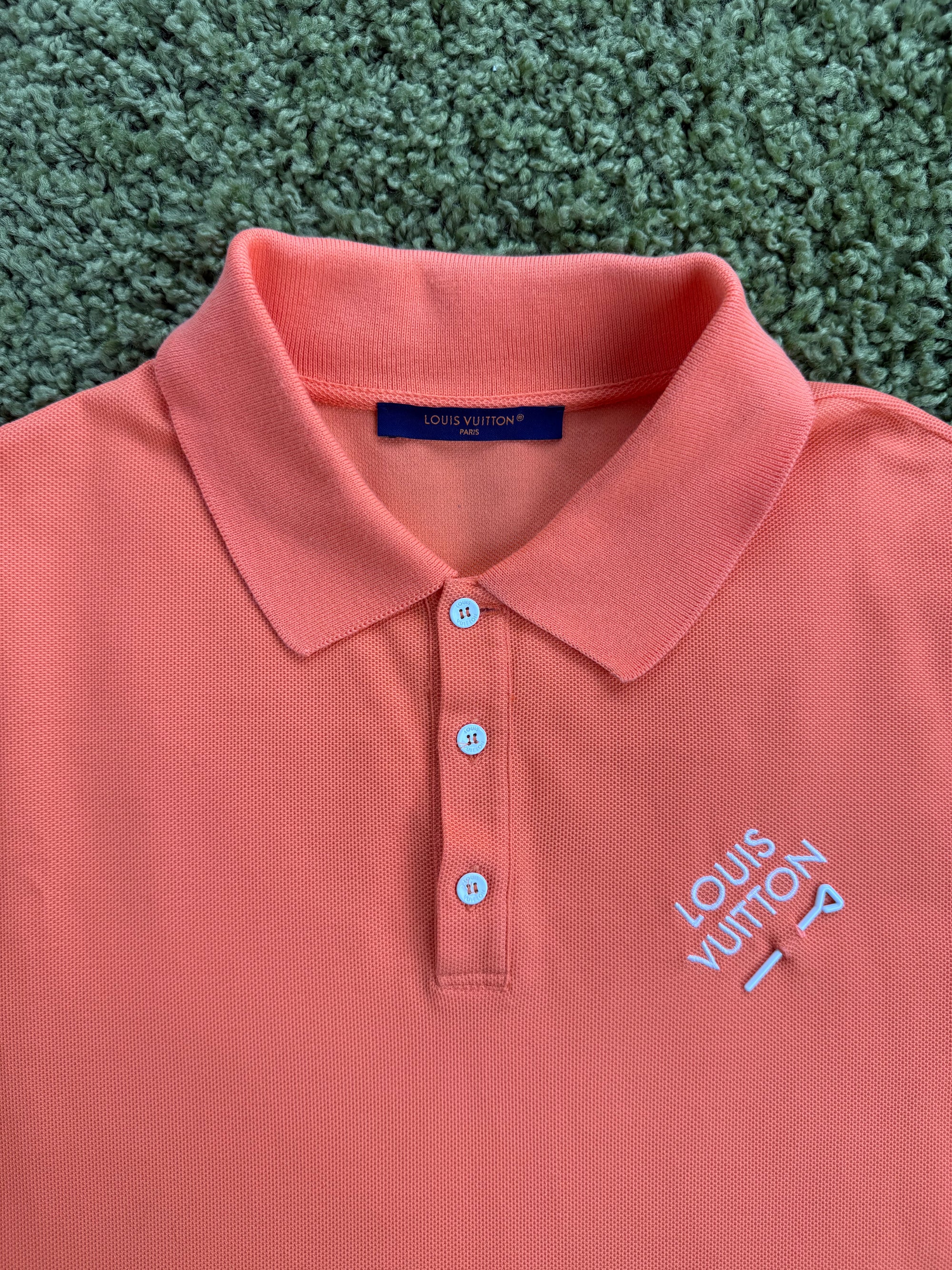 Polo Louis Vuitton Arancione con Spilla M