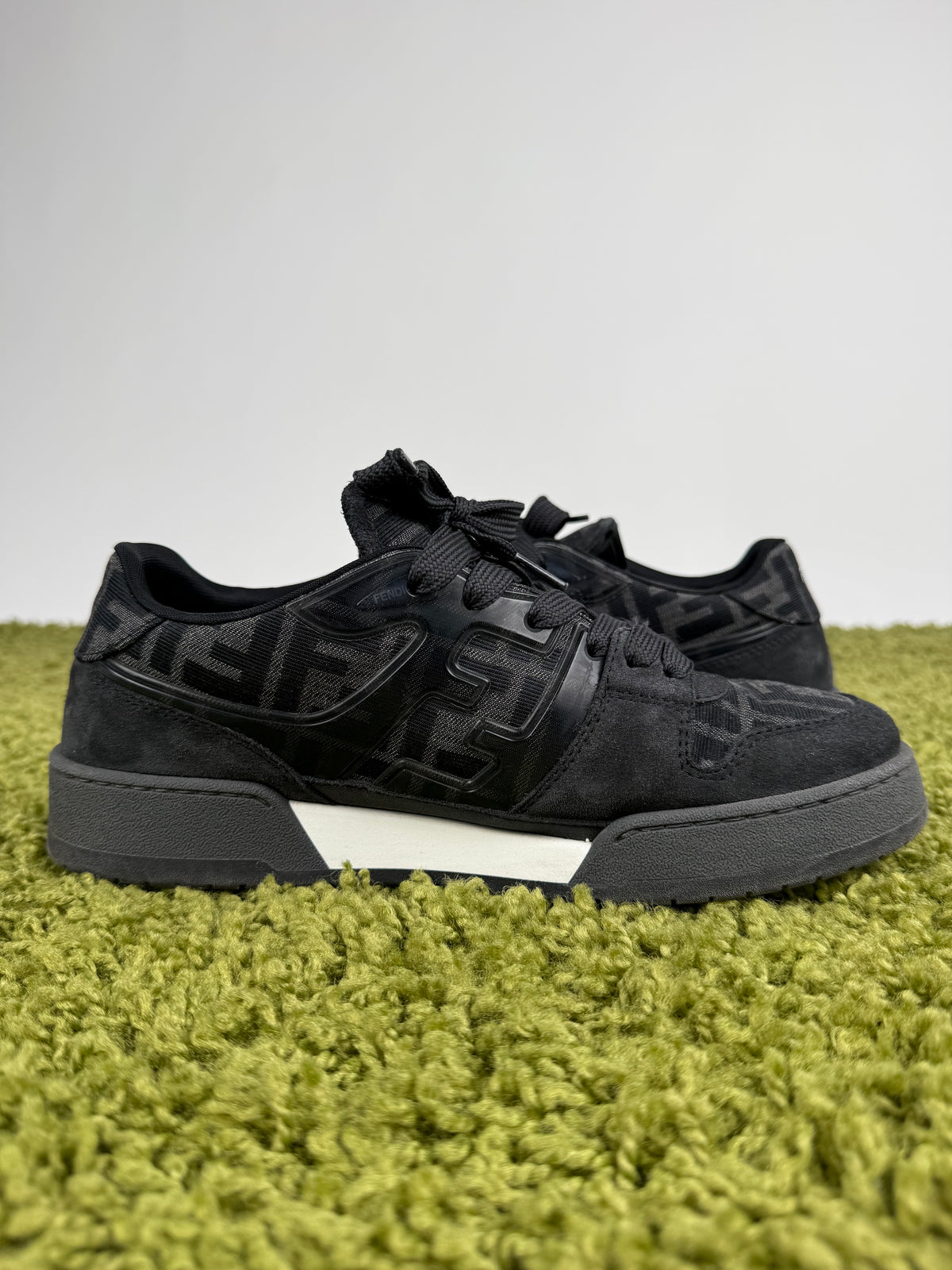 Sneaker Fendi Match in Jacquard Nero 7