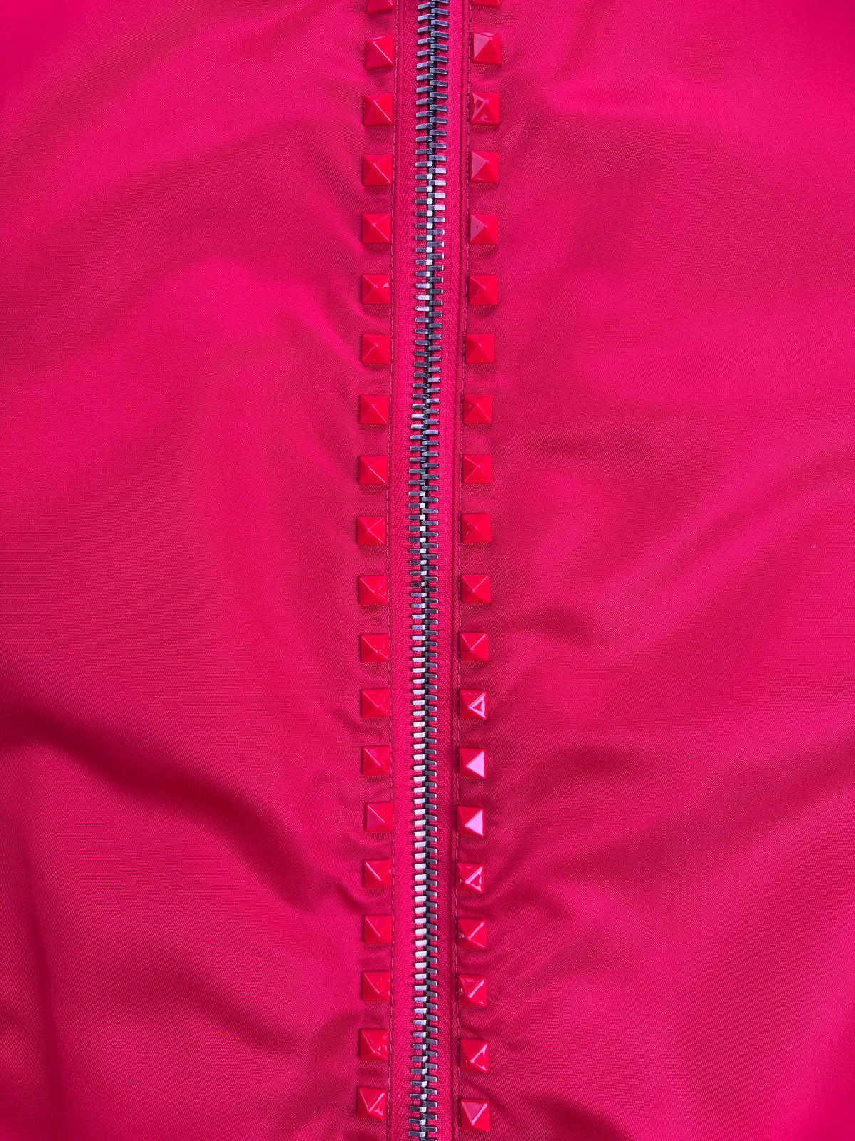 Bomber Valentino Garavani in Nylon Rosso 50