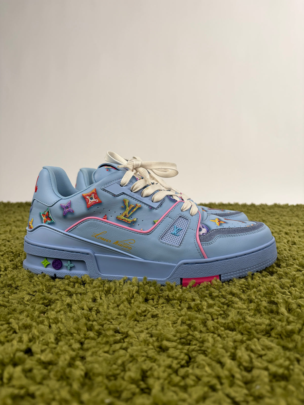 Louis Vuitton Trainer azzurro 7.5