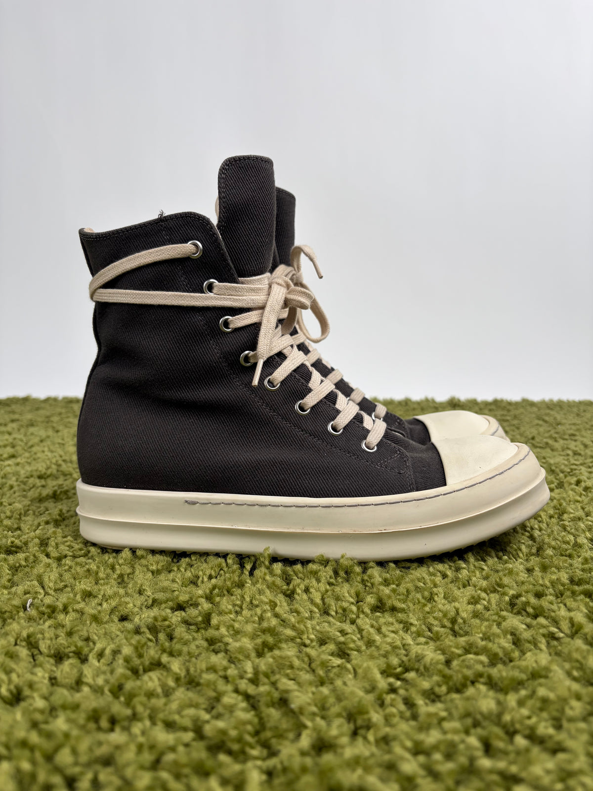 Rick Owens Ramones High DRKSHDW Grigio Scuro 39