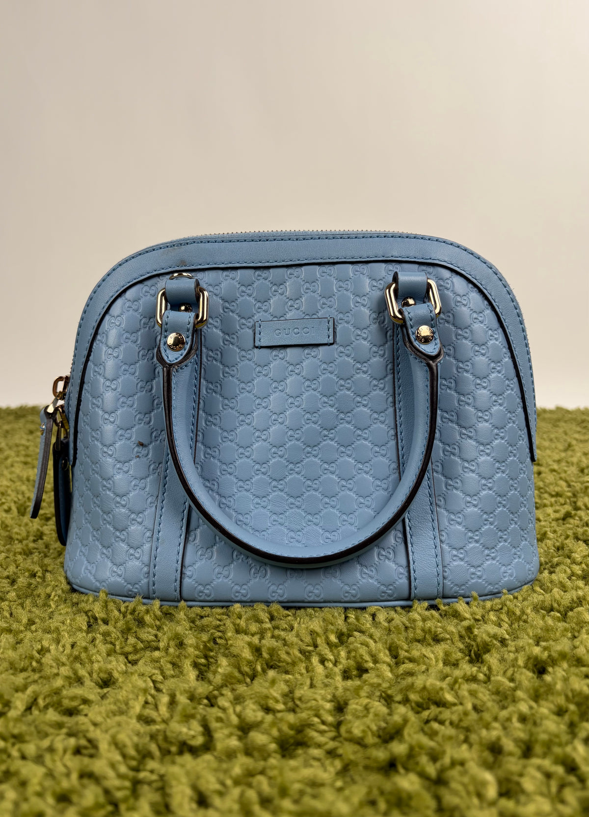 Borsa Dome Gucci Azzurra