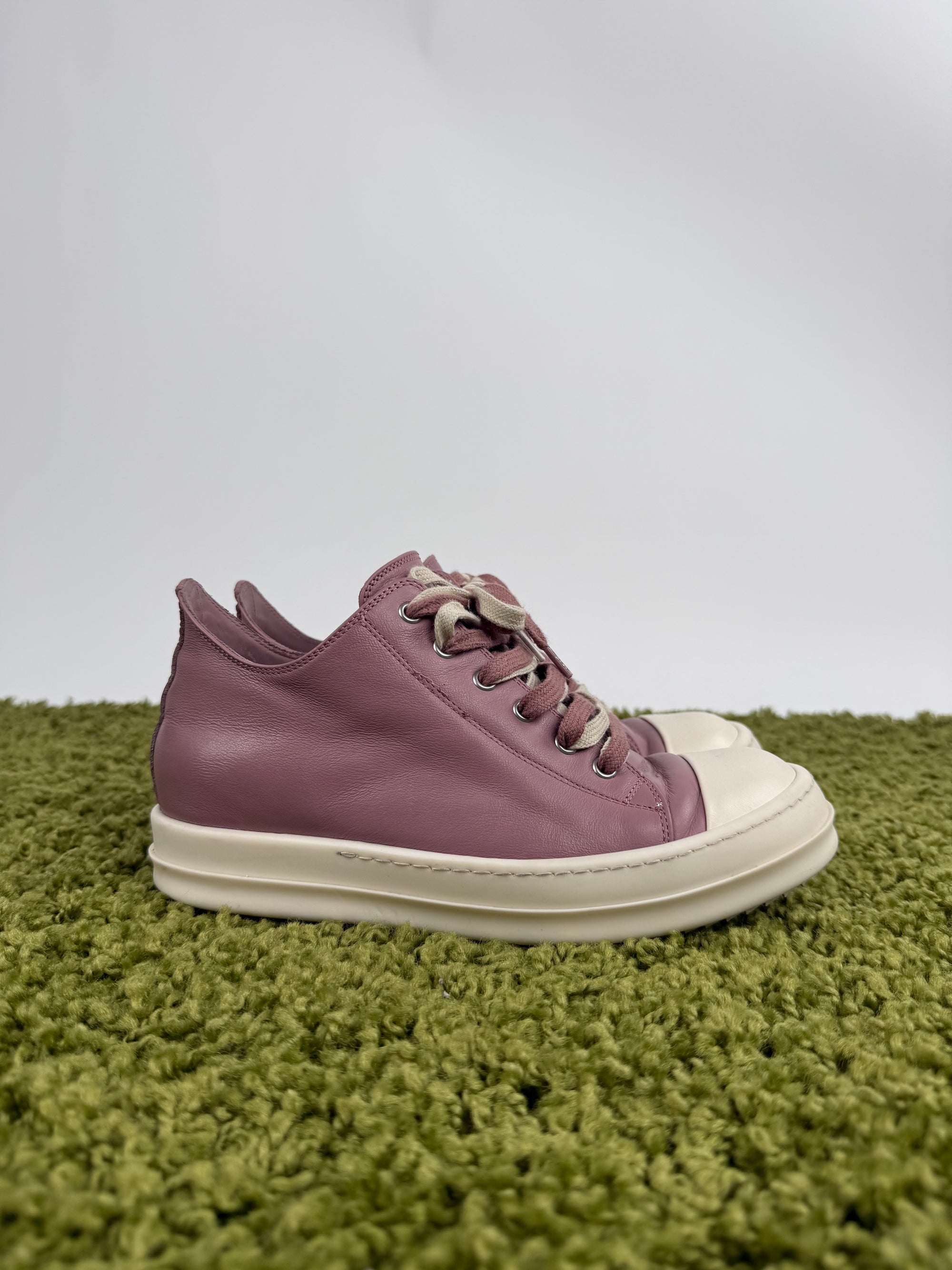 Rick Owens Low Sneaker in pelle 37