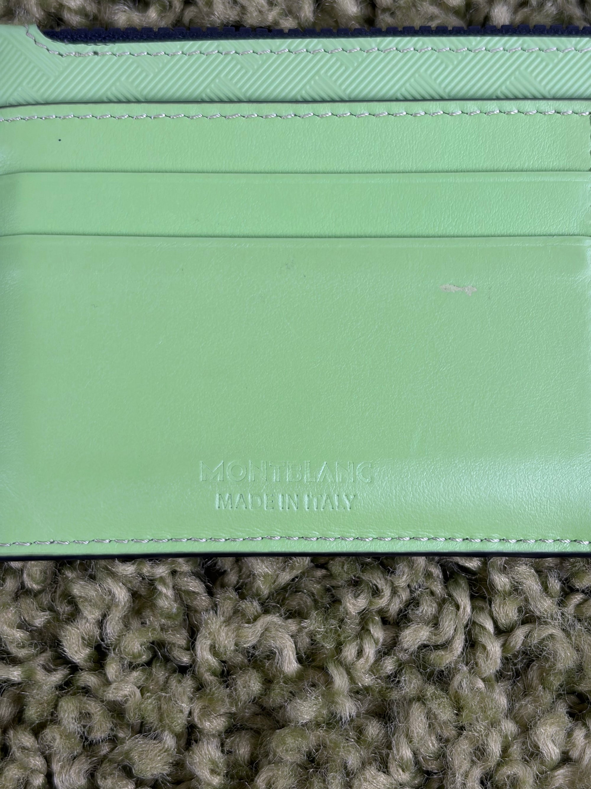 Portacarte Montblanc verde