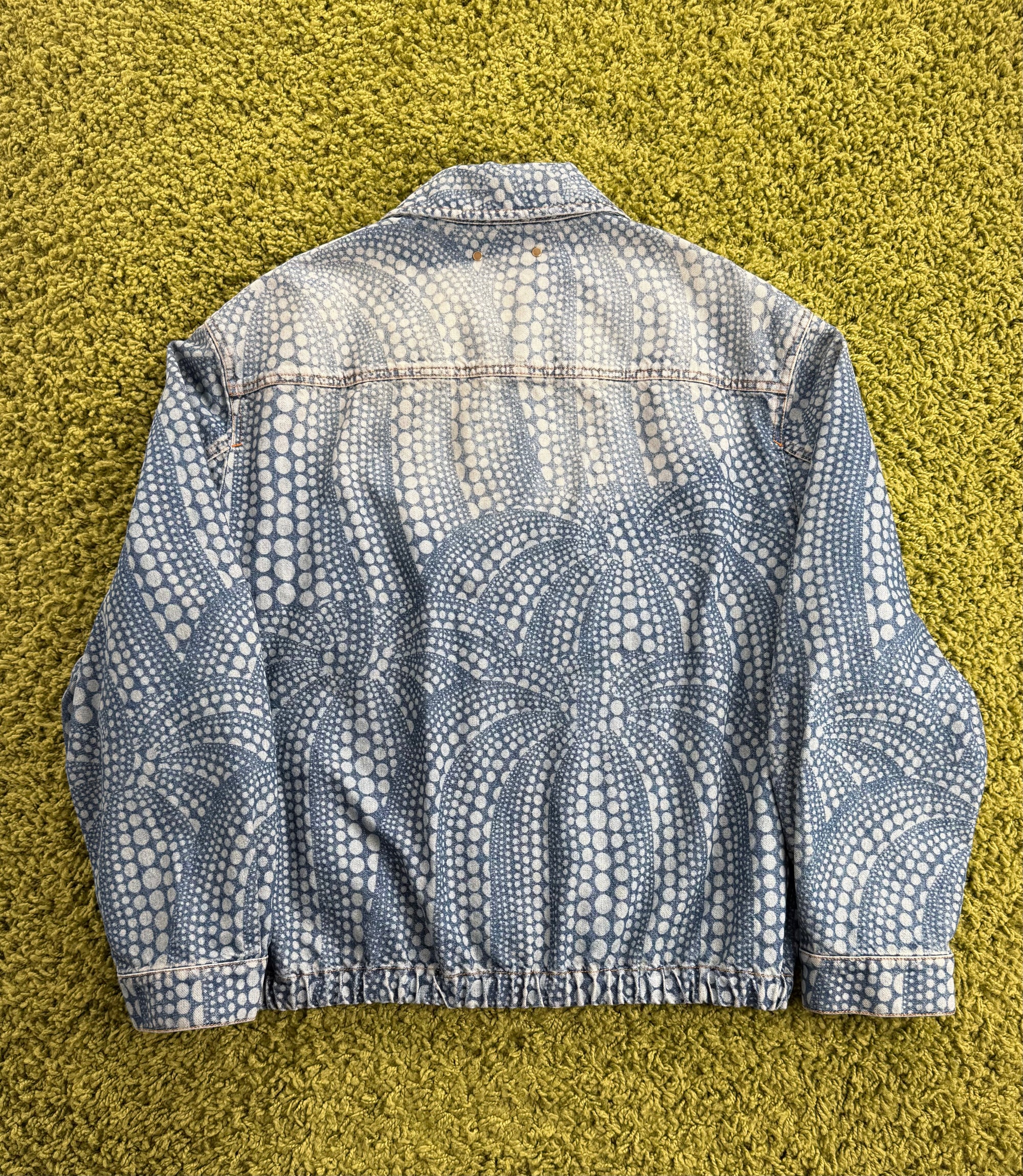 Giacca Louis Vuitton X Yayoi Kusama in denim 54