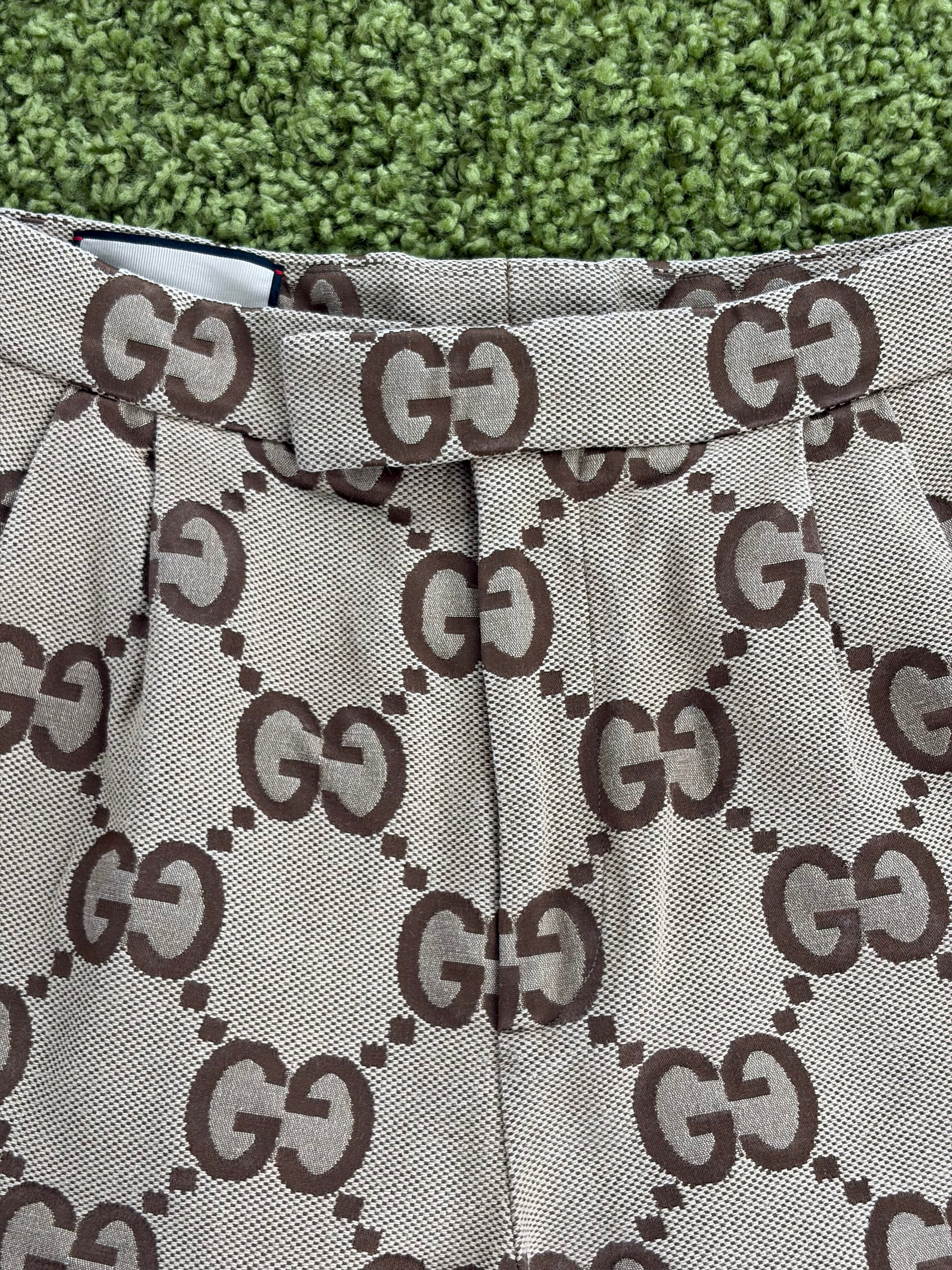 Pantalone corto Gucci Size 46 marrone e biege