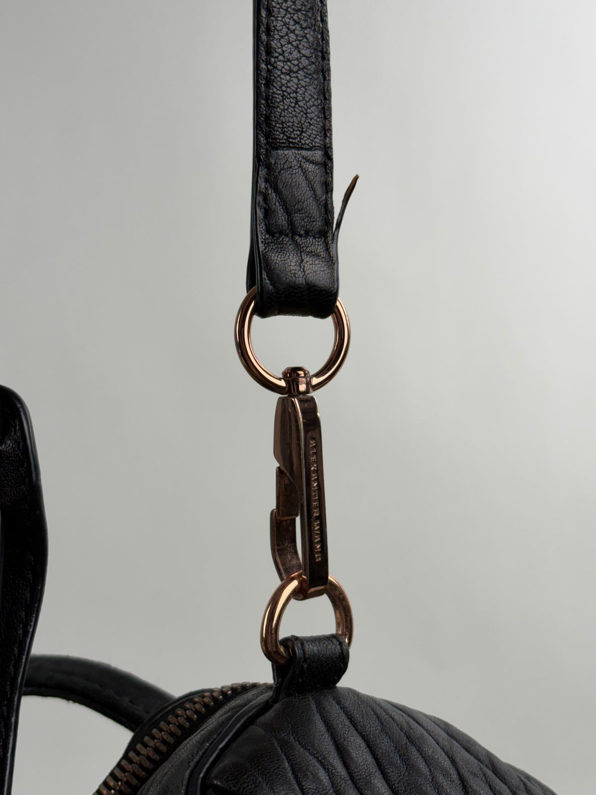 Borsa Alexander Wang Rockie in pelle nera