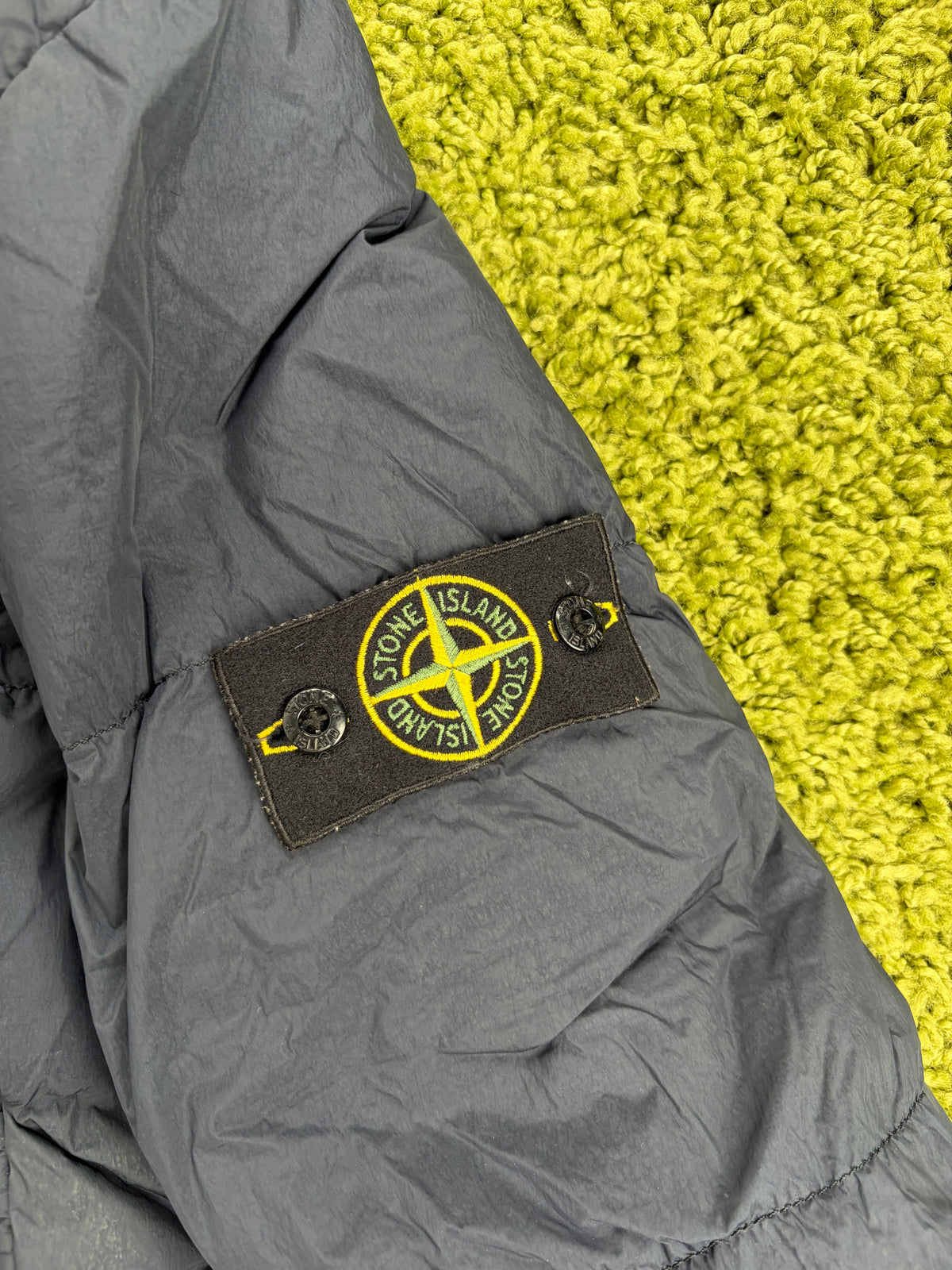 Giubbotto Stone Island Garment Dyed Crinkle Reps NY Down Blu S