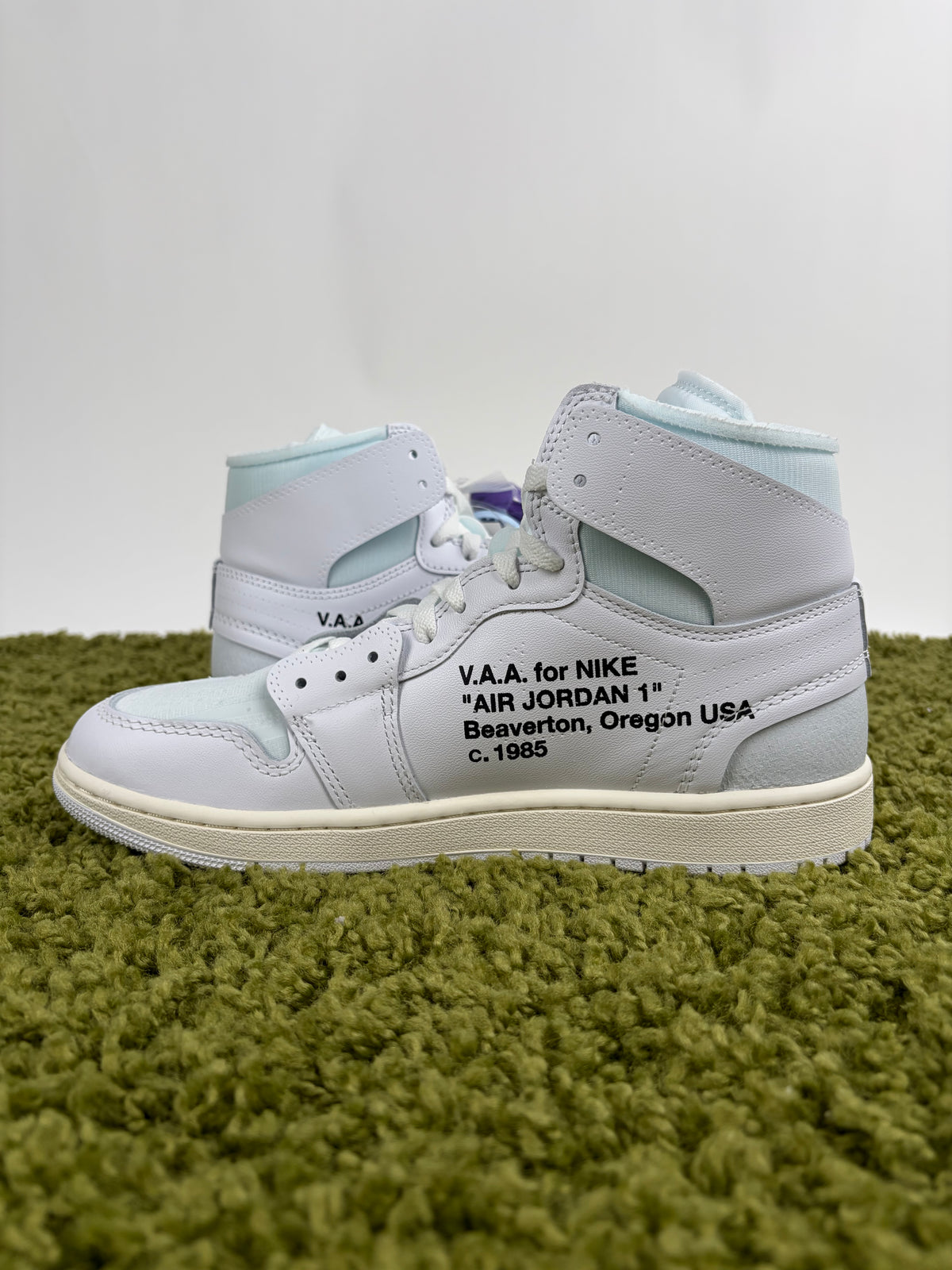 Nike Air Jordan 1 High X Off White Alaska 44