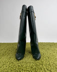 Stivali Shark Lock Verde Scuro Givenchy 39.5