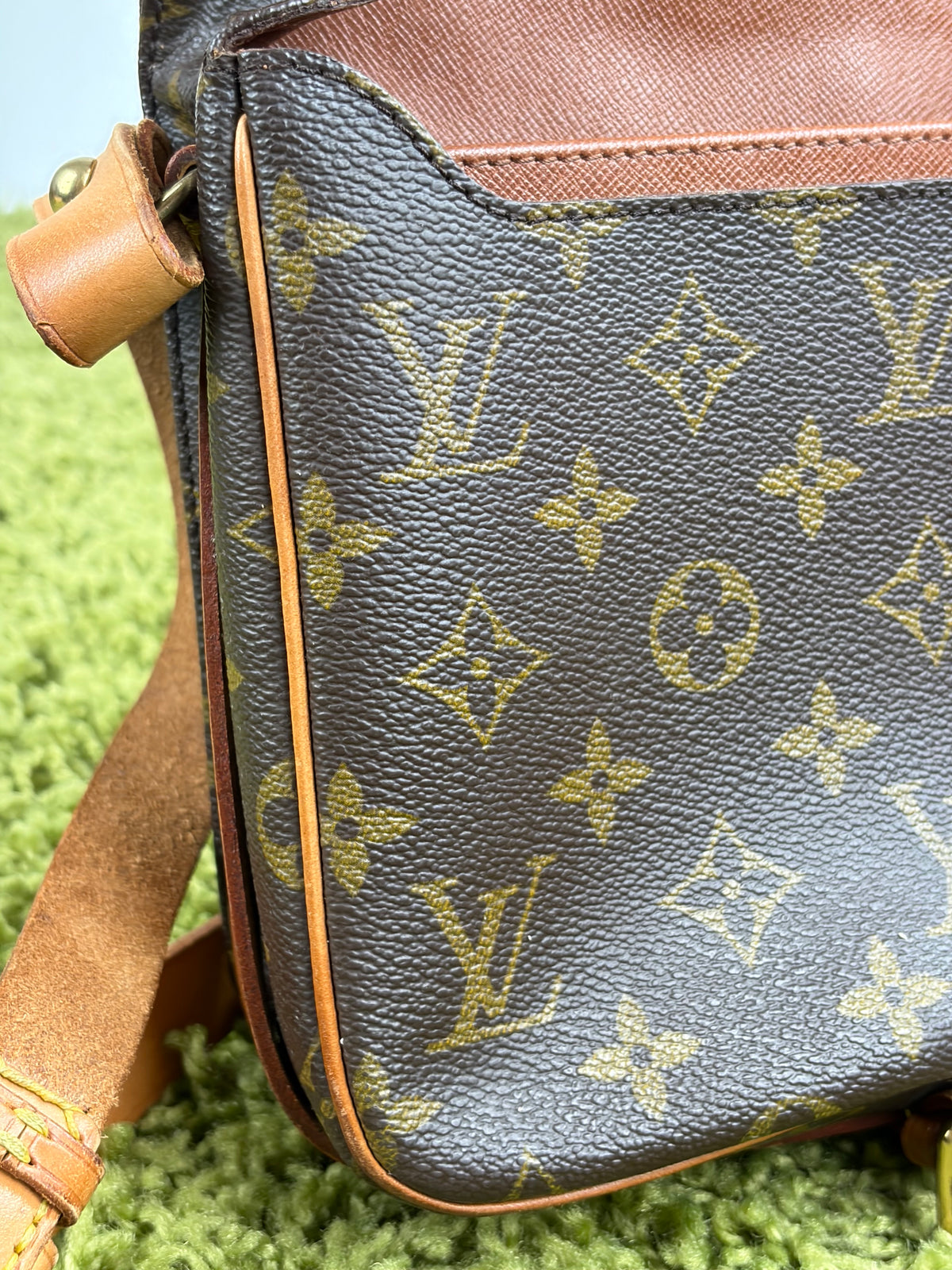 Borsa a tracolla Louis Vuitton Cartouchière Marrone