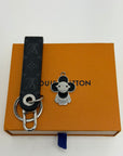 Portachiavi Louis Vuitton nero e grigio