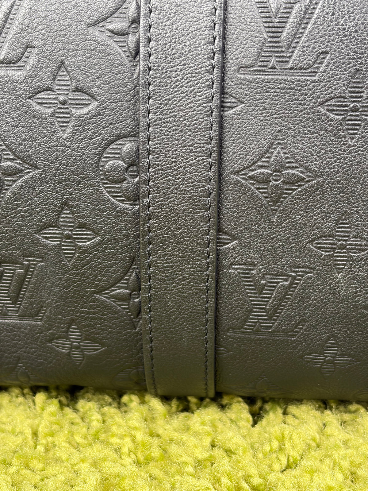 Borsone keepall Louis Vuitton Bandoulière 50 Nera