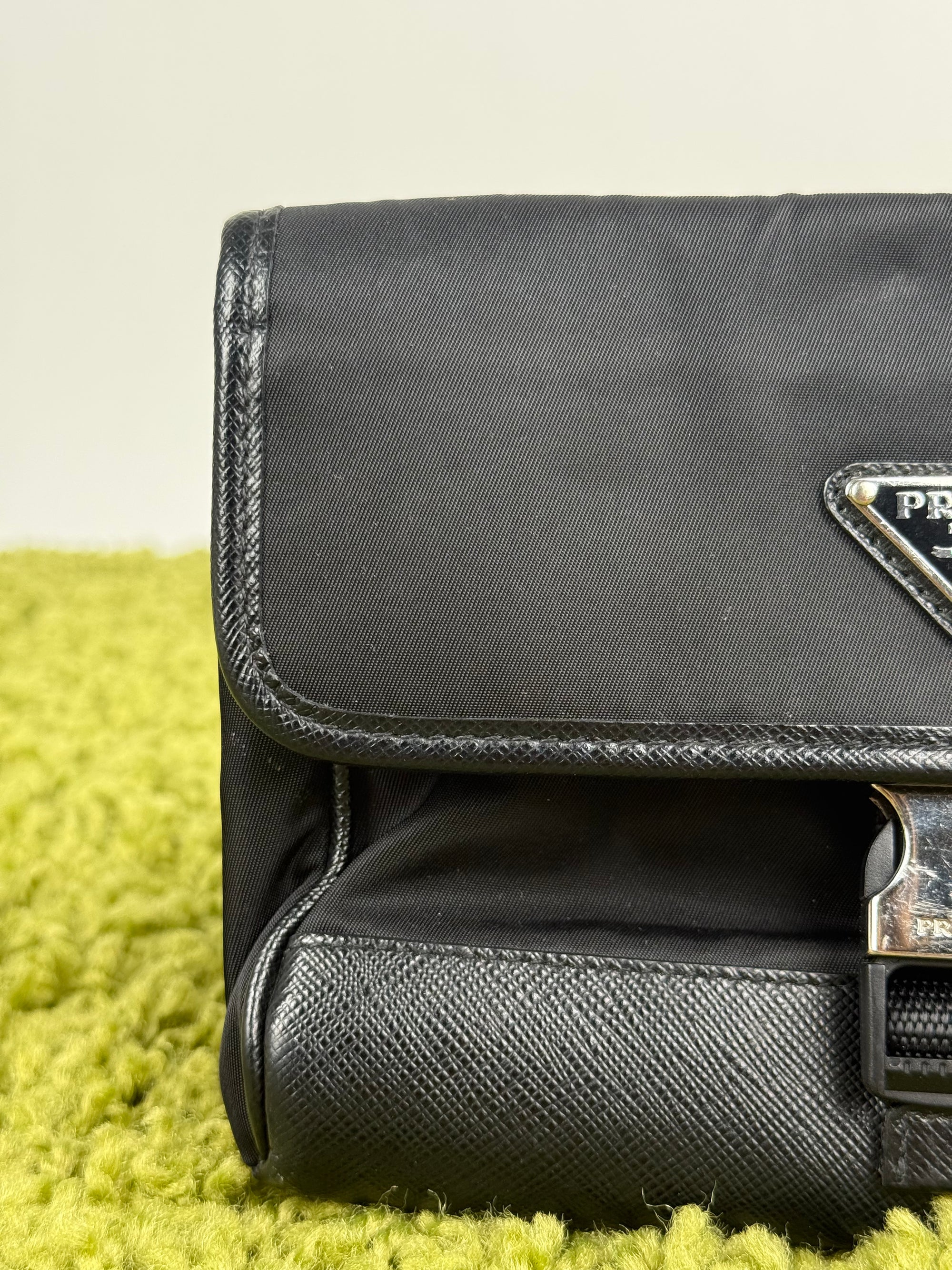 Porta Smartphone Prada in Re Nylon Nero