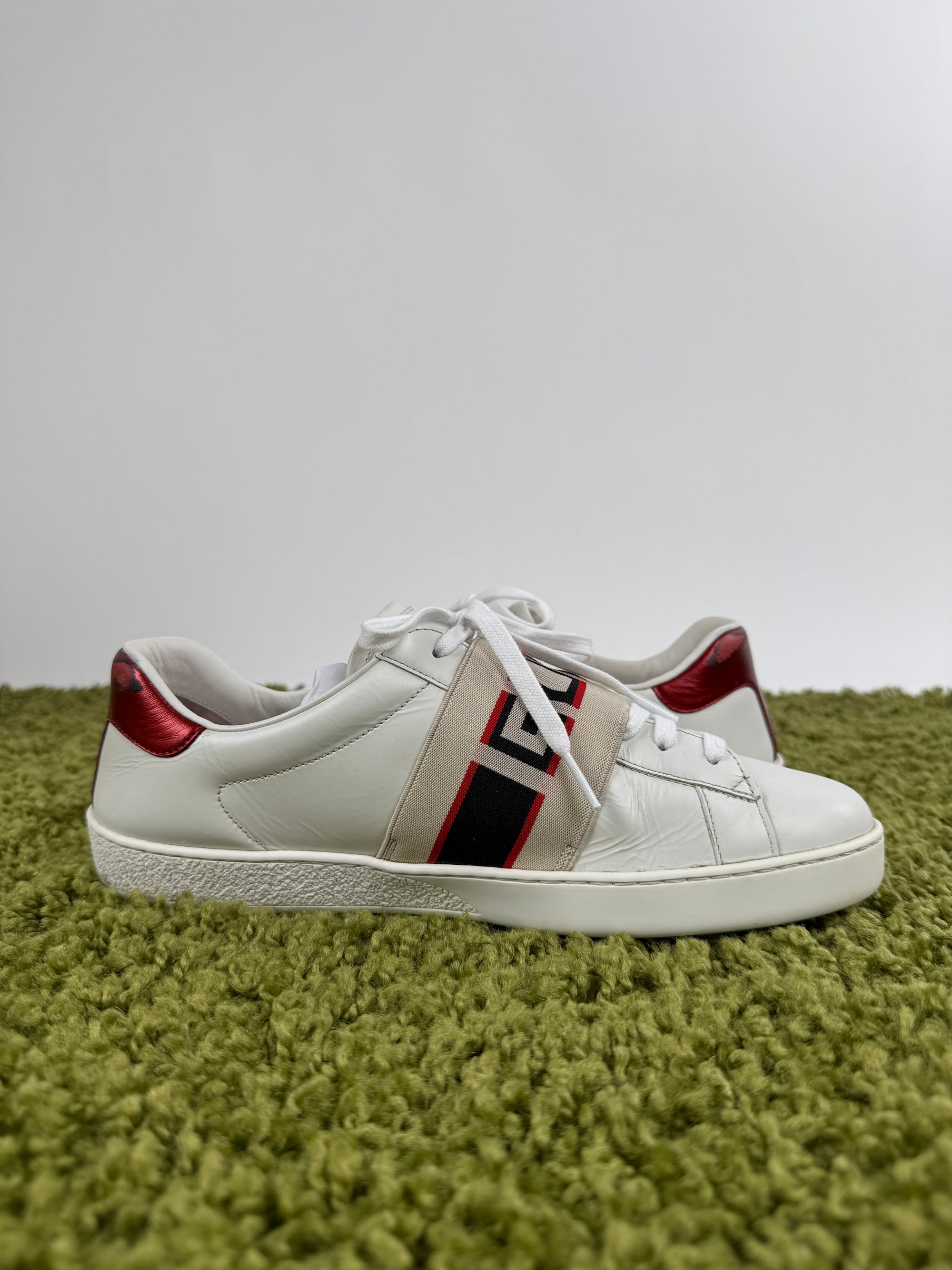 Gucci Ace con strappo Bianche 7
