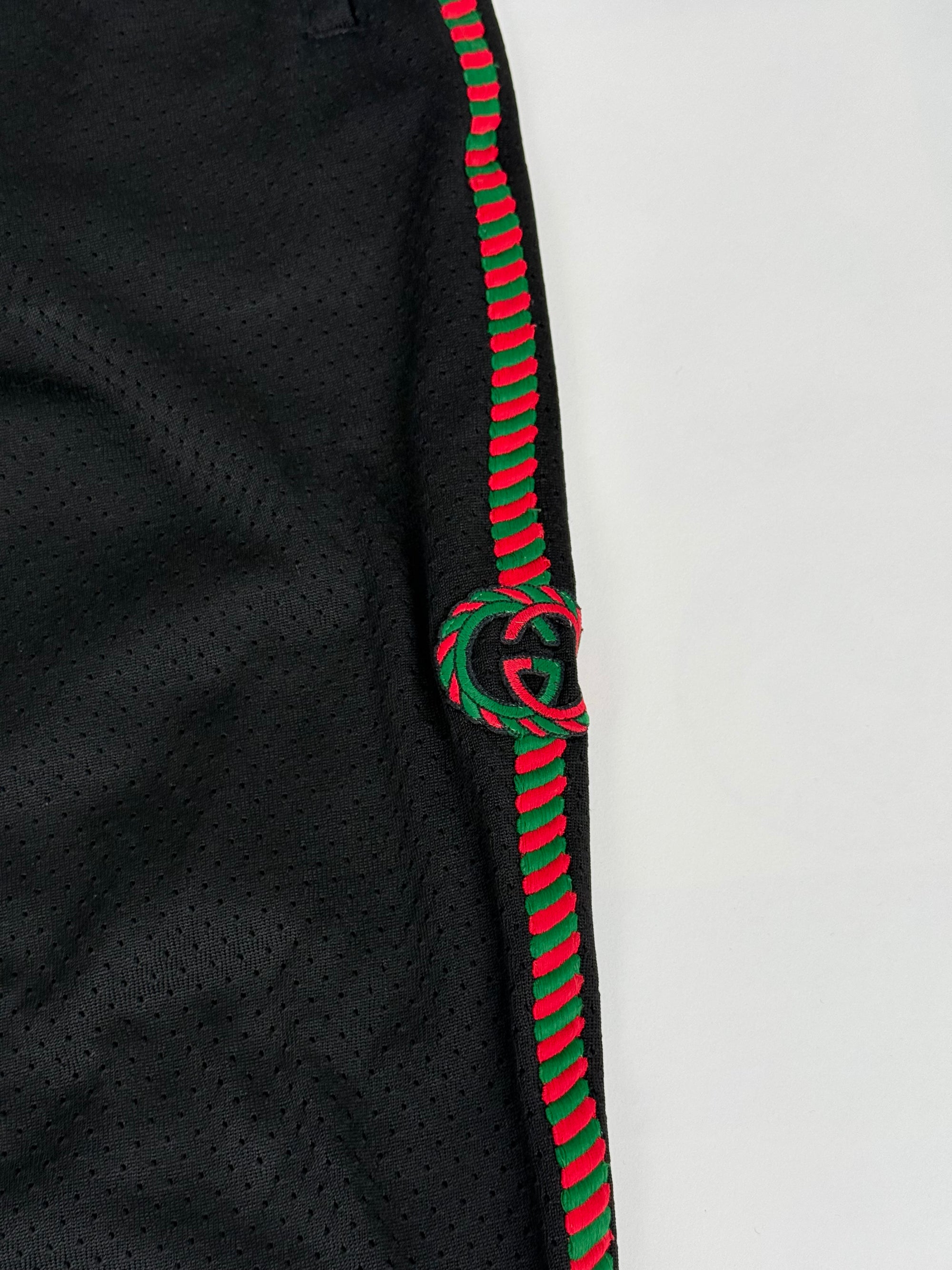 Pantalone Gucci Size XS veste M nero rosso e verde