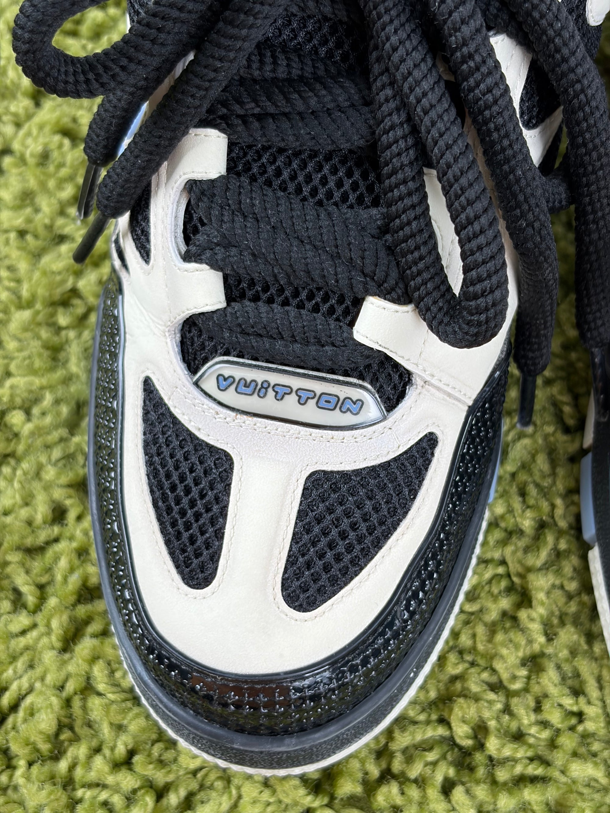 Louis vuitton skate Size 7.5=41.5 calza 42.5 bianca nera e azzurra