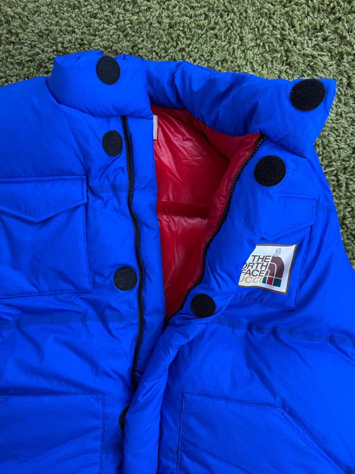 Smanicato The North Face X Gucci Blu L