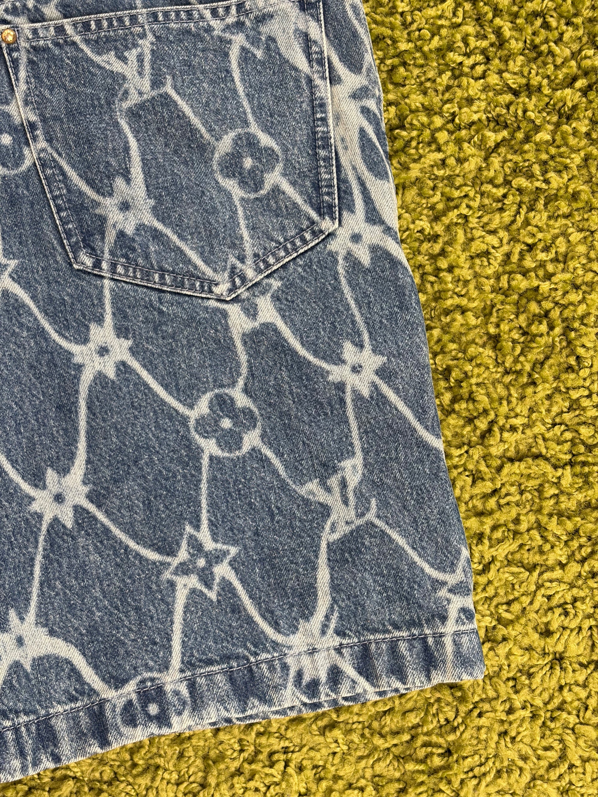 Jeans corto Louis Vuitton Size 44 blu