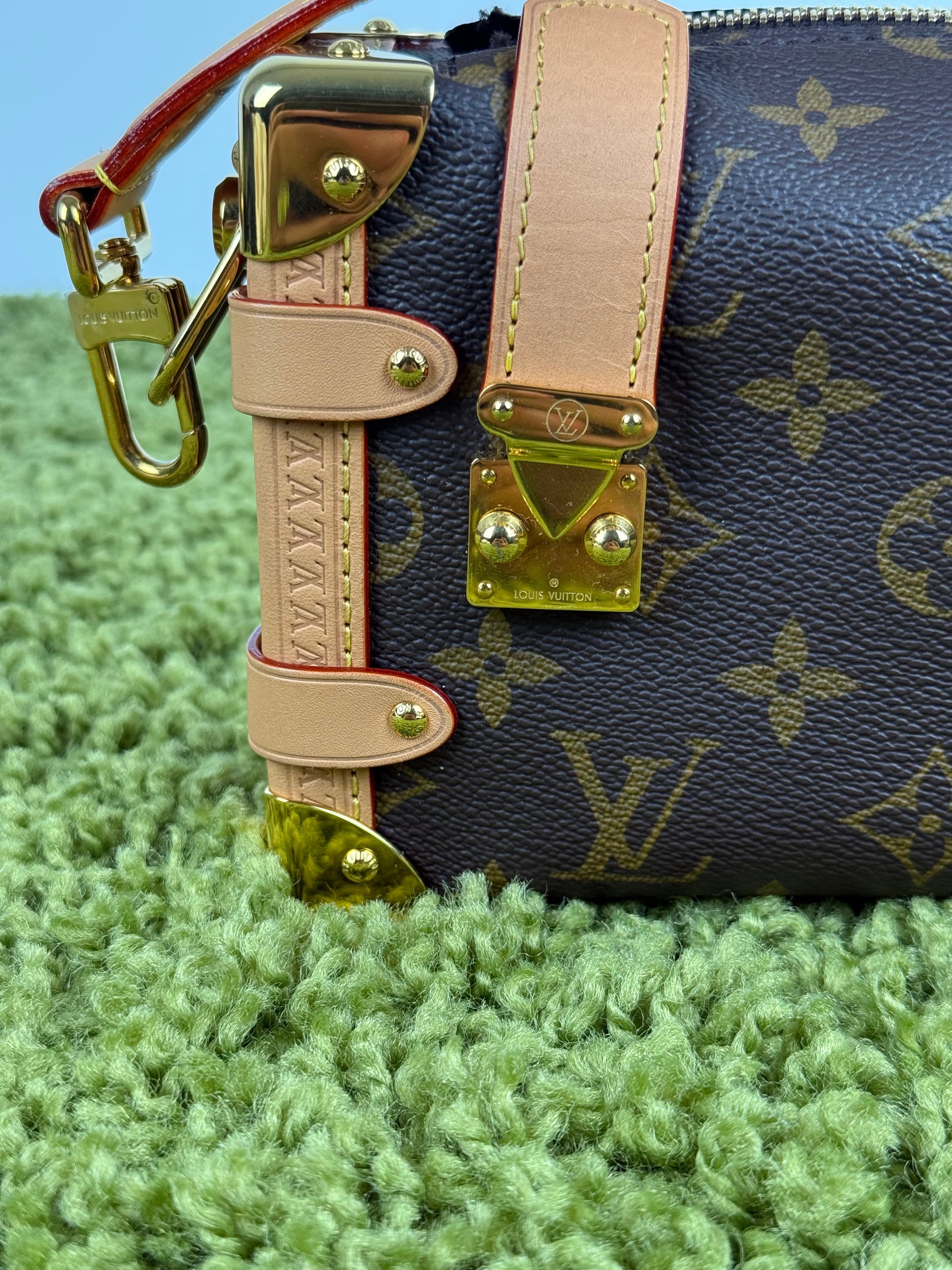 Borsa Side Trunk Louis Vuitton Marrone