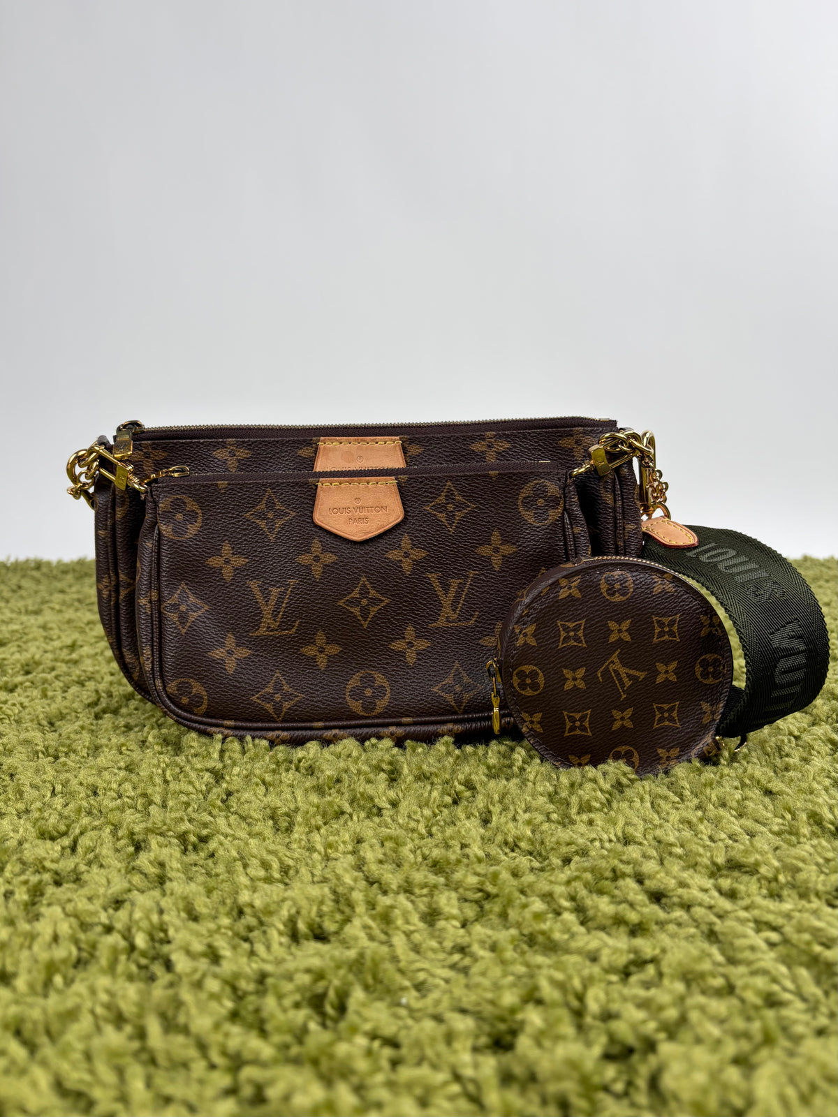 Borsa Louis Vuitton Multi Pochette Marrone