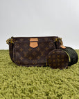 Borsa Louis Vuitton Multi Pochette Marrone