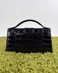 Borsa Jacquemus La grande Bambino Coccodrillo Nero