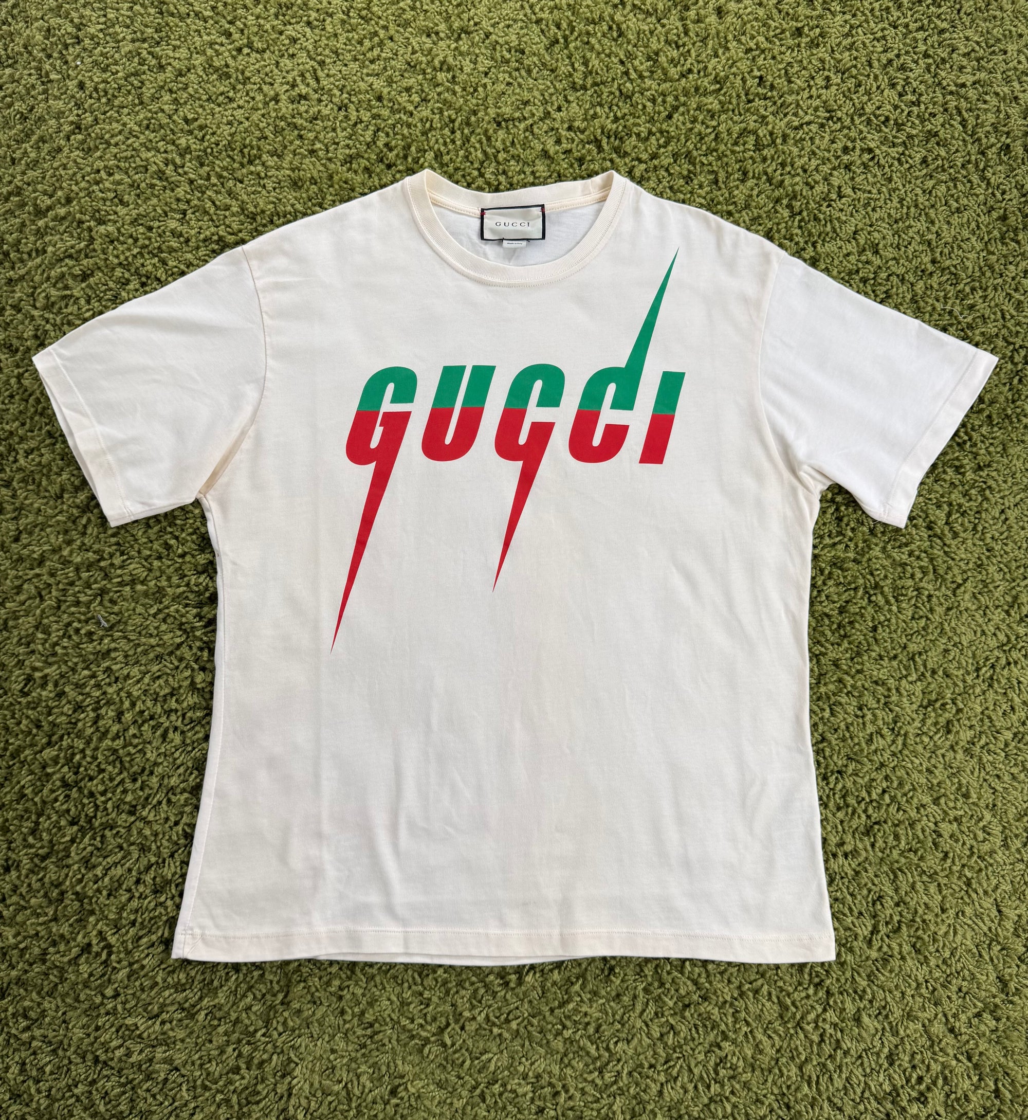 T-Shirt Gucci Blade Panna XXL