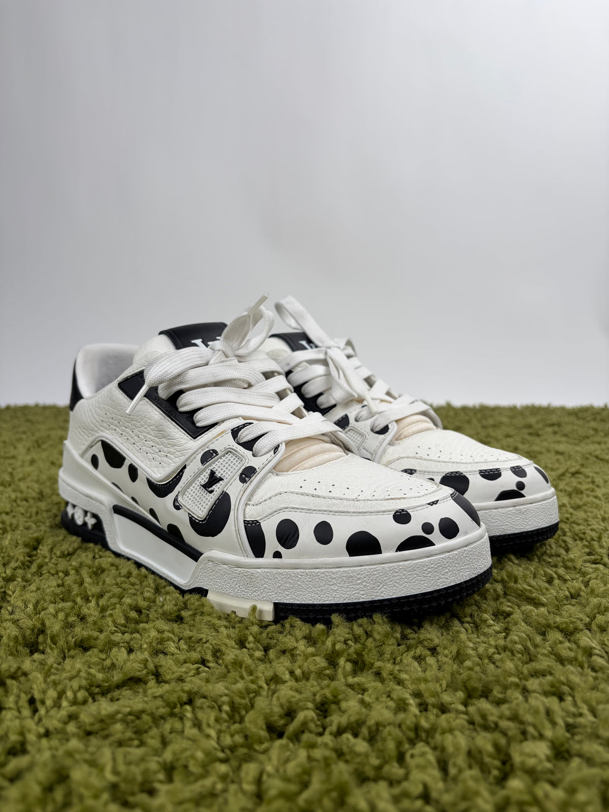 Louis Vuitton Trainer Bianca Multicolor 6.5 - Second Hand Di Fiore