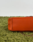 Borsa Ferragamo Gancini Chain Arancione
