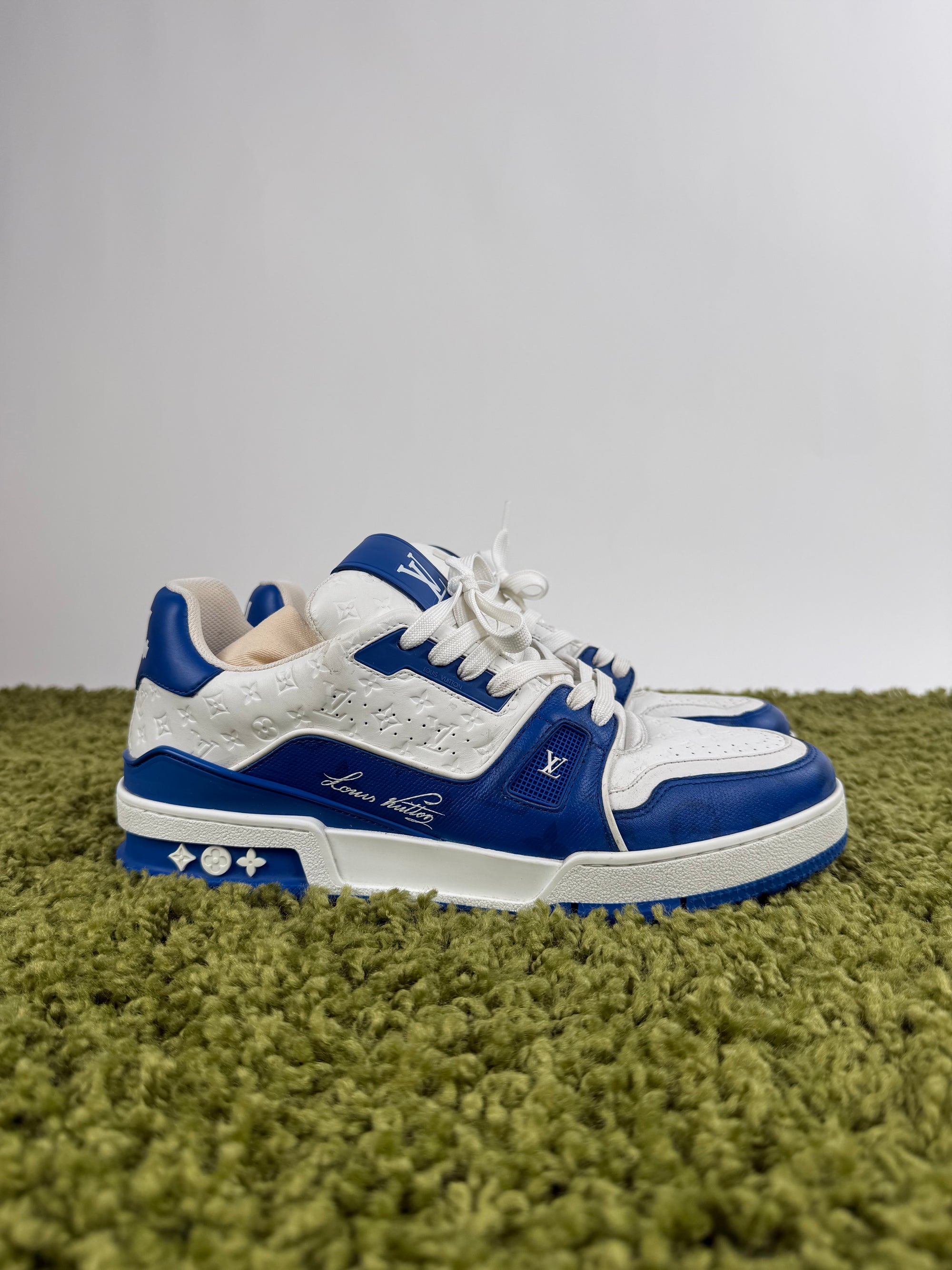 Louis Vuitton Trainer Blu 8