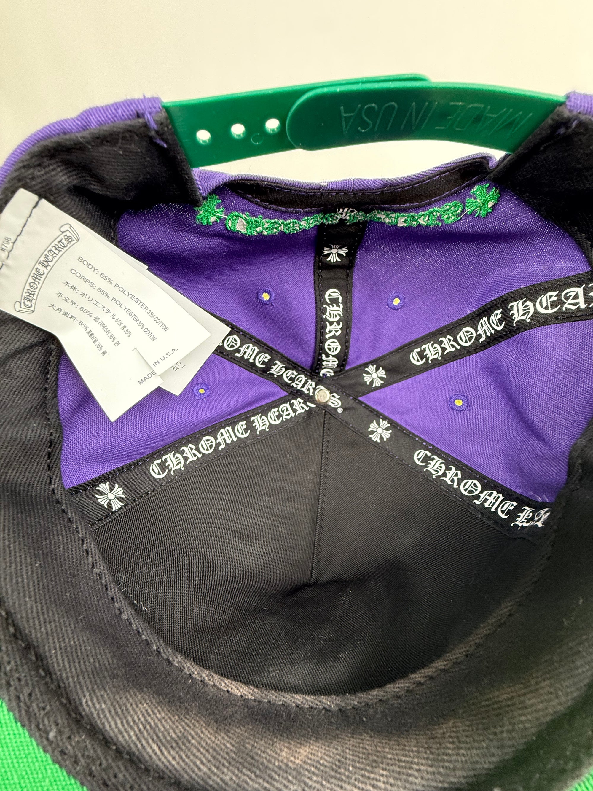Cappello Chrome Hearts Viola Verde 53-60