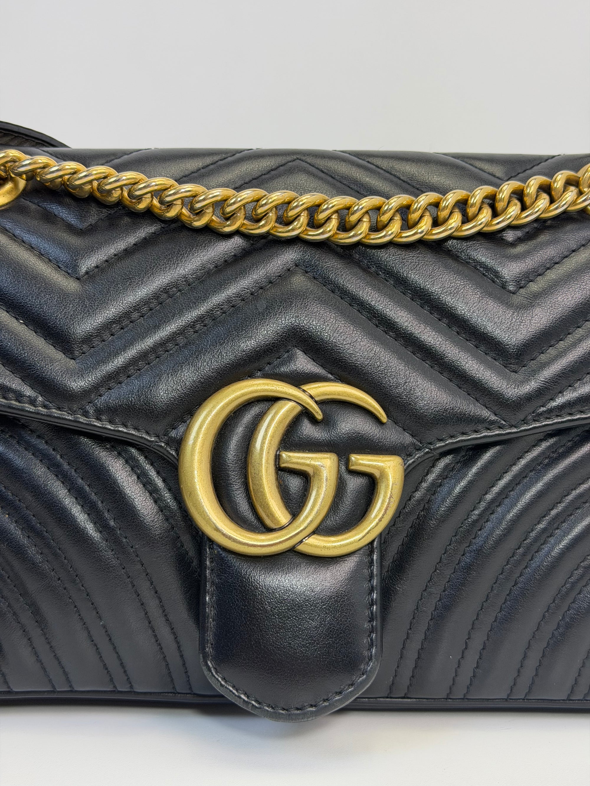 Gucci marmont misura media Nera