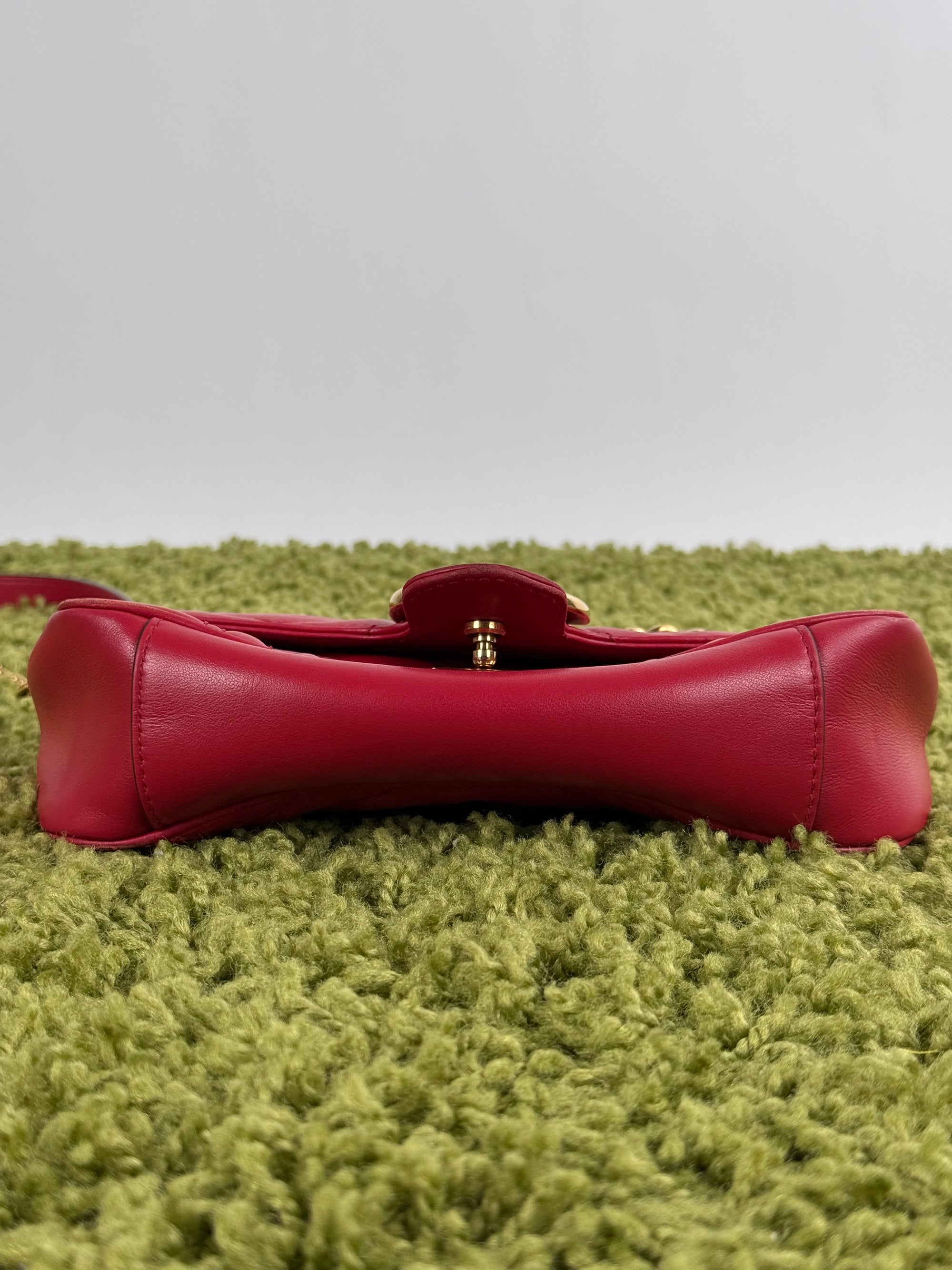 Borsa Pearly Marmont Flap a tracolla Gucci Rossa