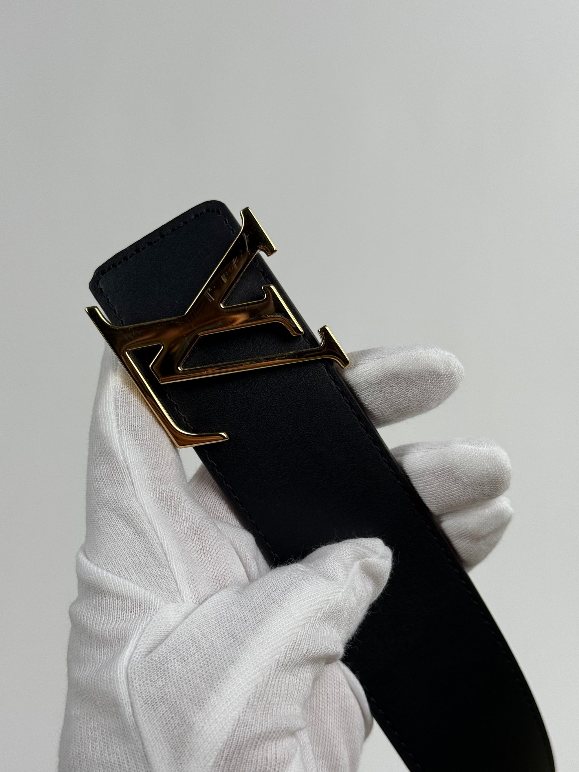 Cintura Monogram Louis Vuitton Marrone 90/36