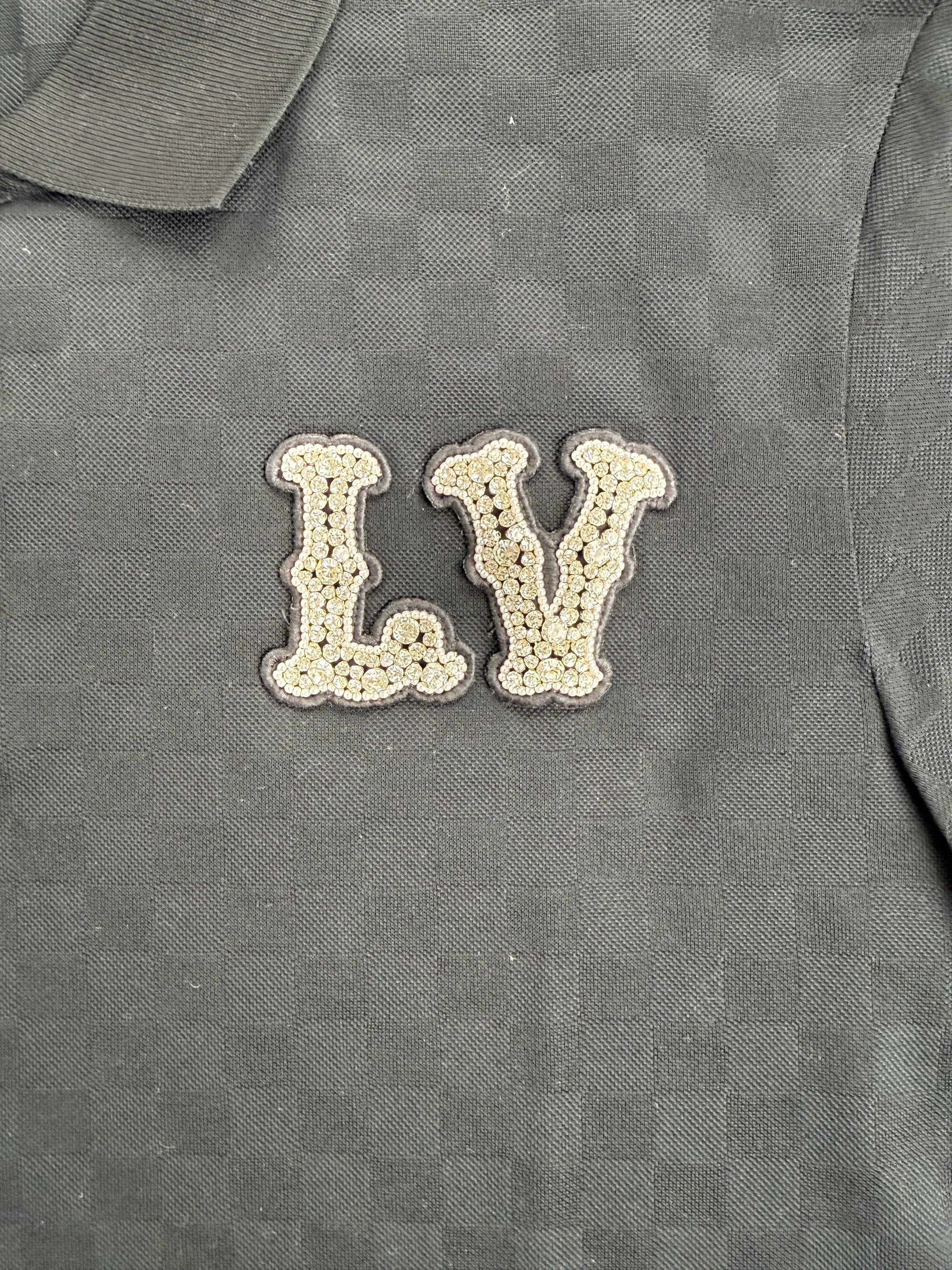Polo in piquè Louis Vuitton Nera 5L