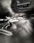 Borsa Prada Re Edition Nera con Cristalli