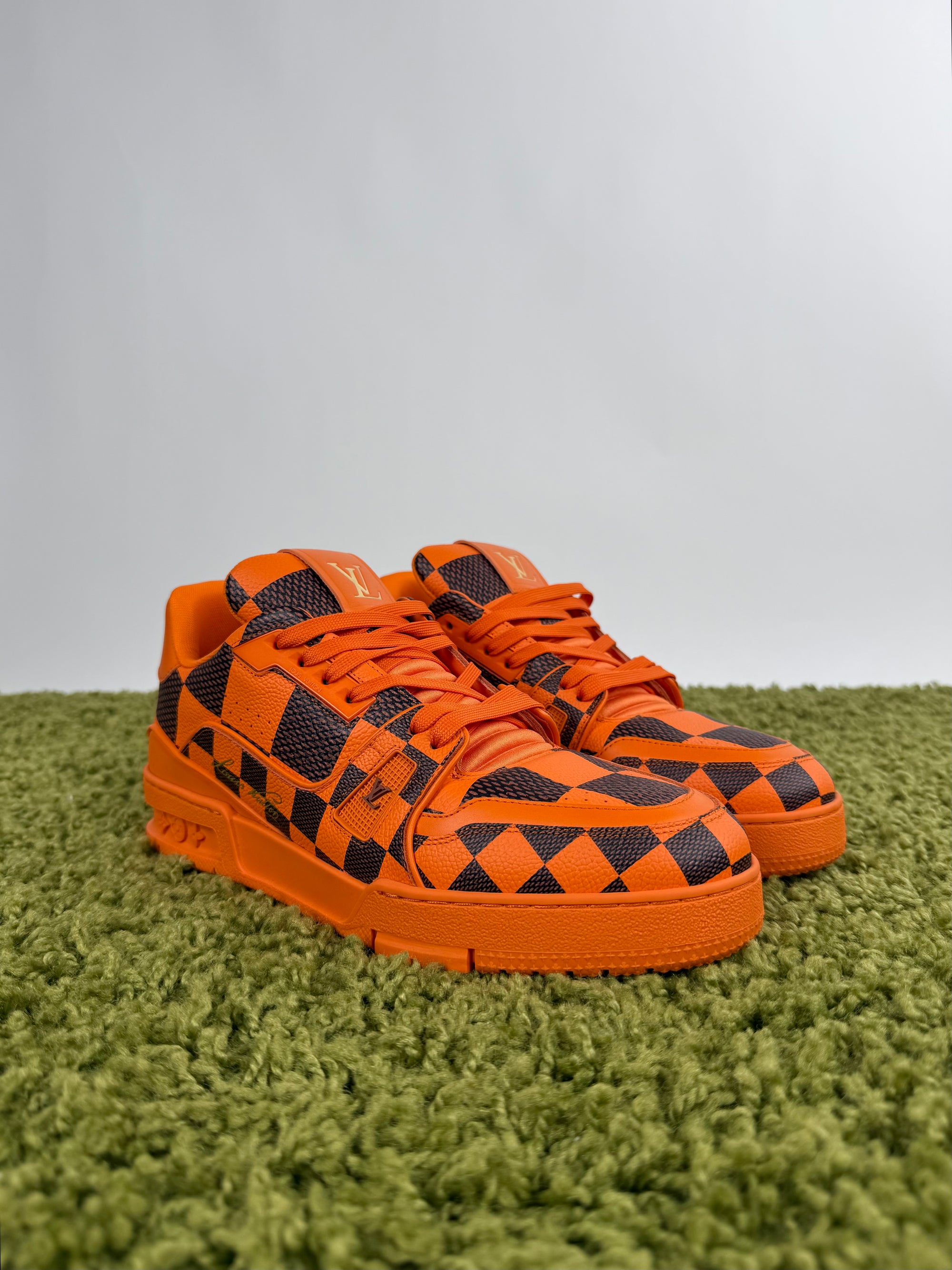 Louis Vuitton Trainer Arancione 7